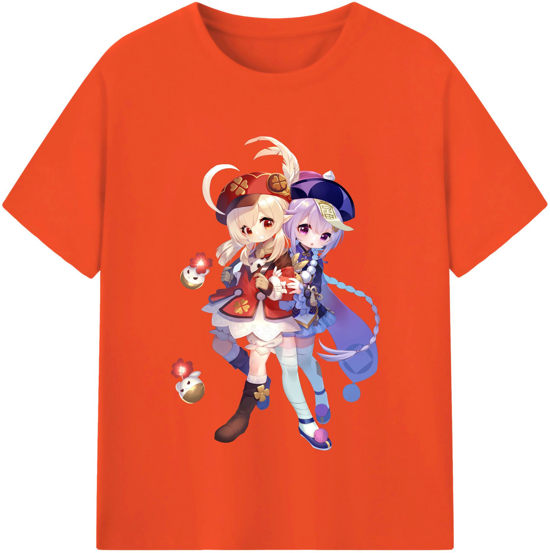 げんし神 七七 なな  genshin Nana 綿100％半袖Tシャツ（フロントプリント）