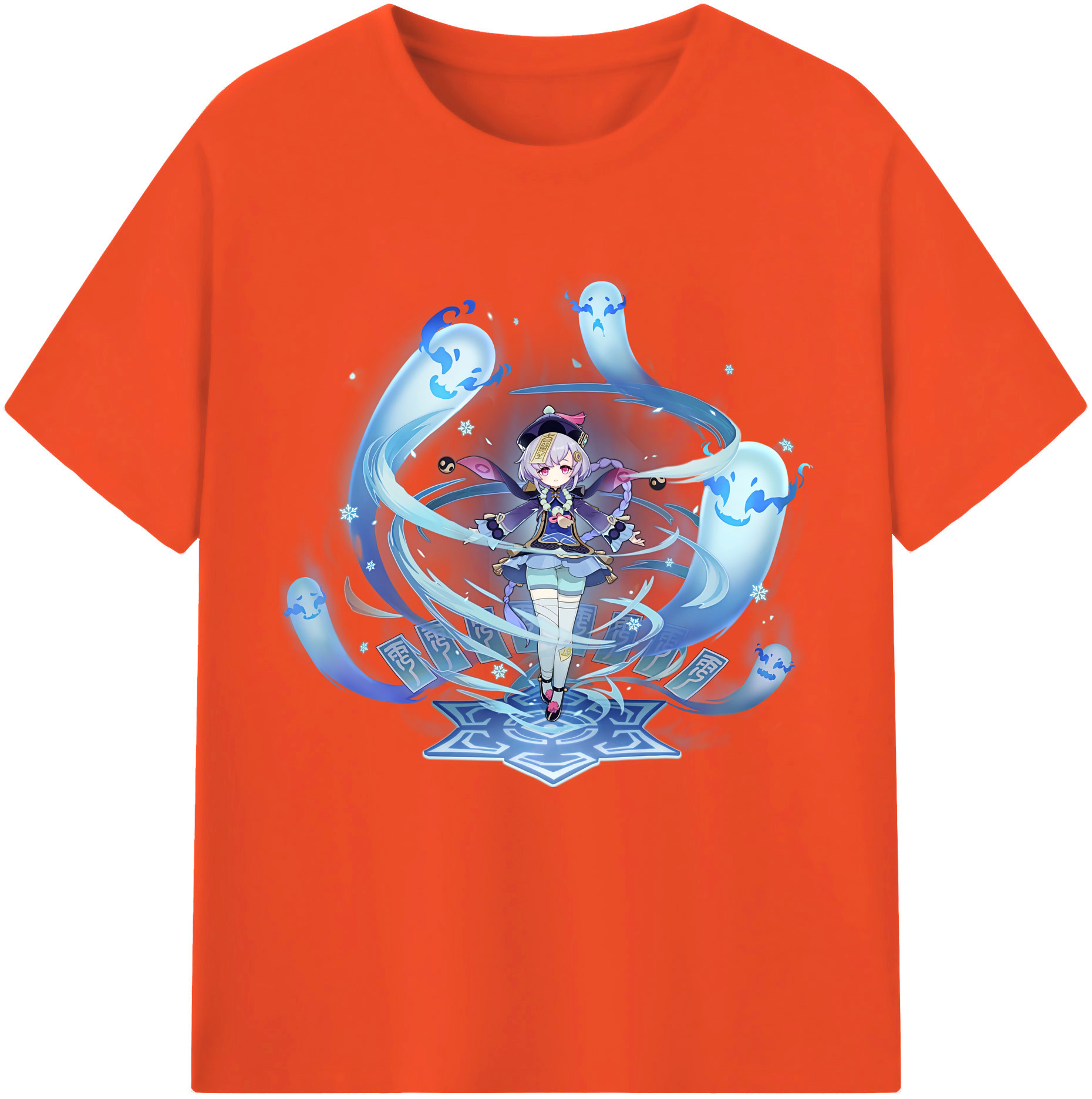 げんし神 七七 なな  genshin Nana 綿100％半袖Tシャツ（フロントプリント）
