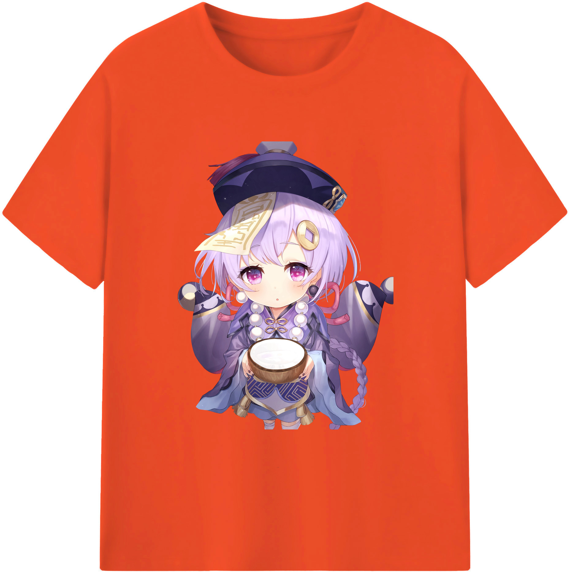 げんし神 七七 なな  genshin Nana 綿100％半袖Tシャツ（フロントプリント）