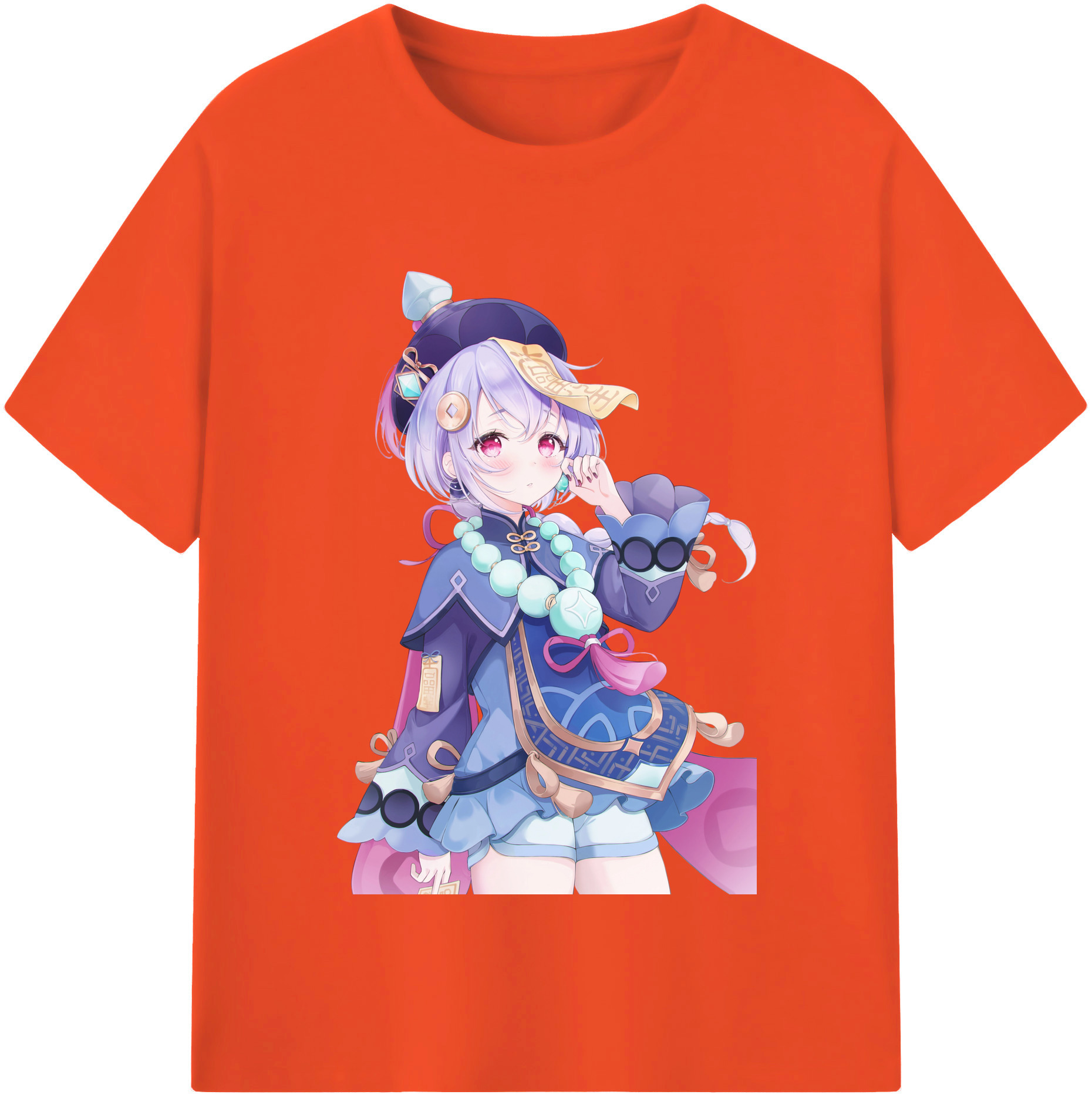 げんし神 七七 なな  genshin Nana 綿100％半袖Tシャツ（フロントプリント）