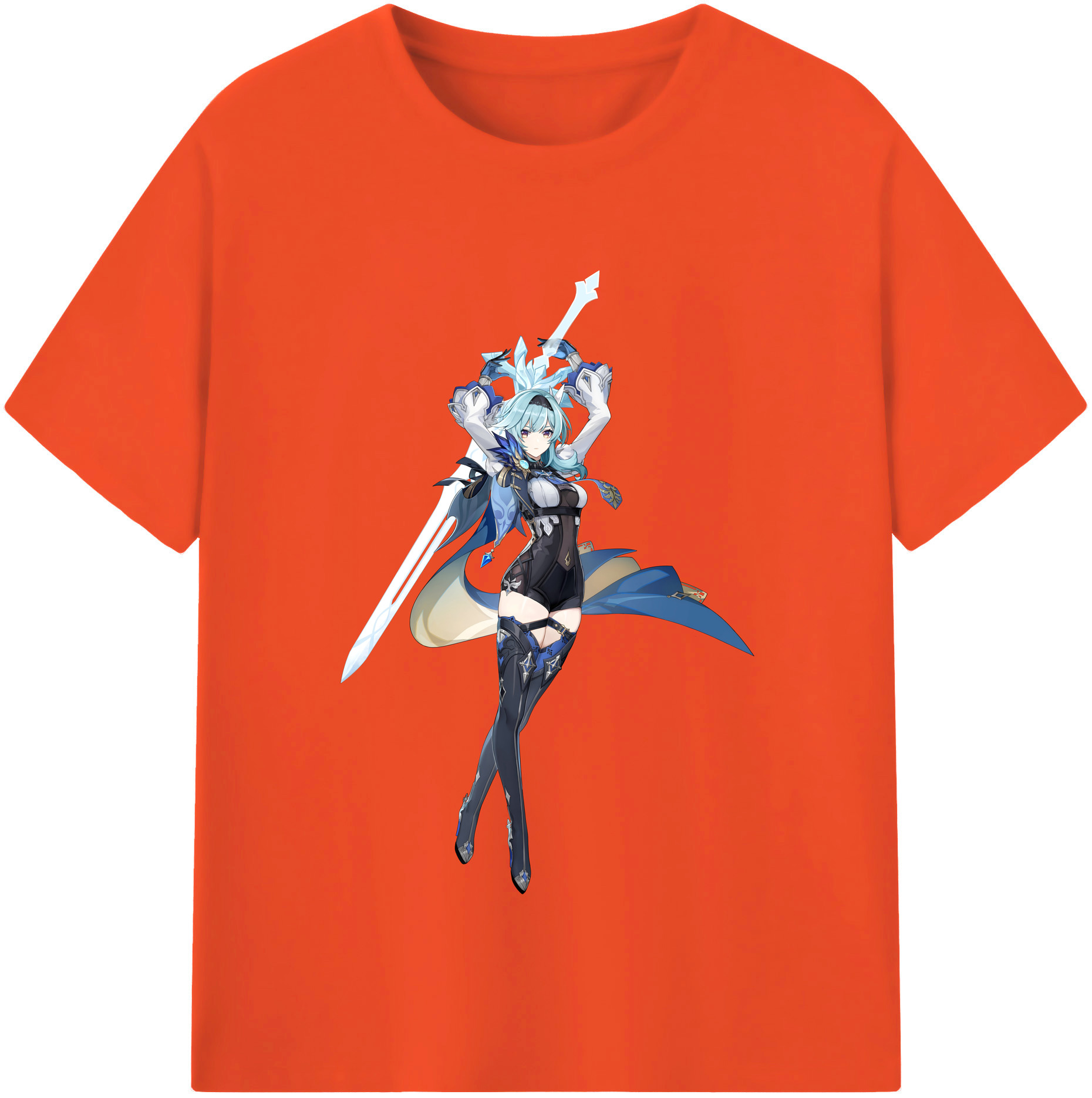 げんし神 优菈 ゆうら genshin Yūra 綿100％半袖Tシャツ（フロントプリント）