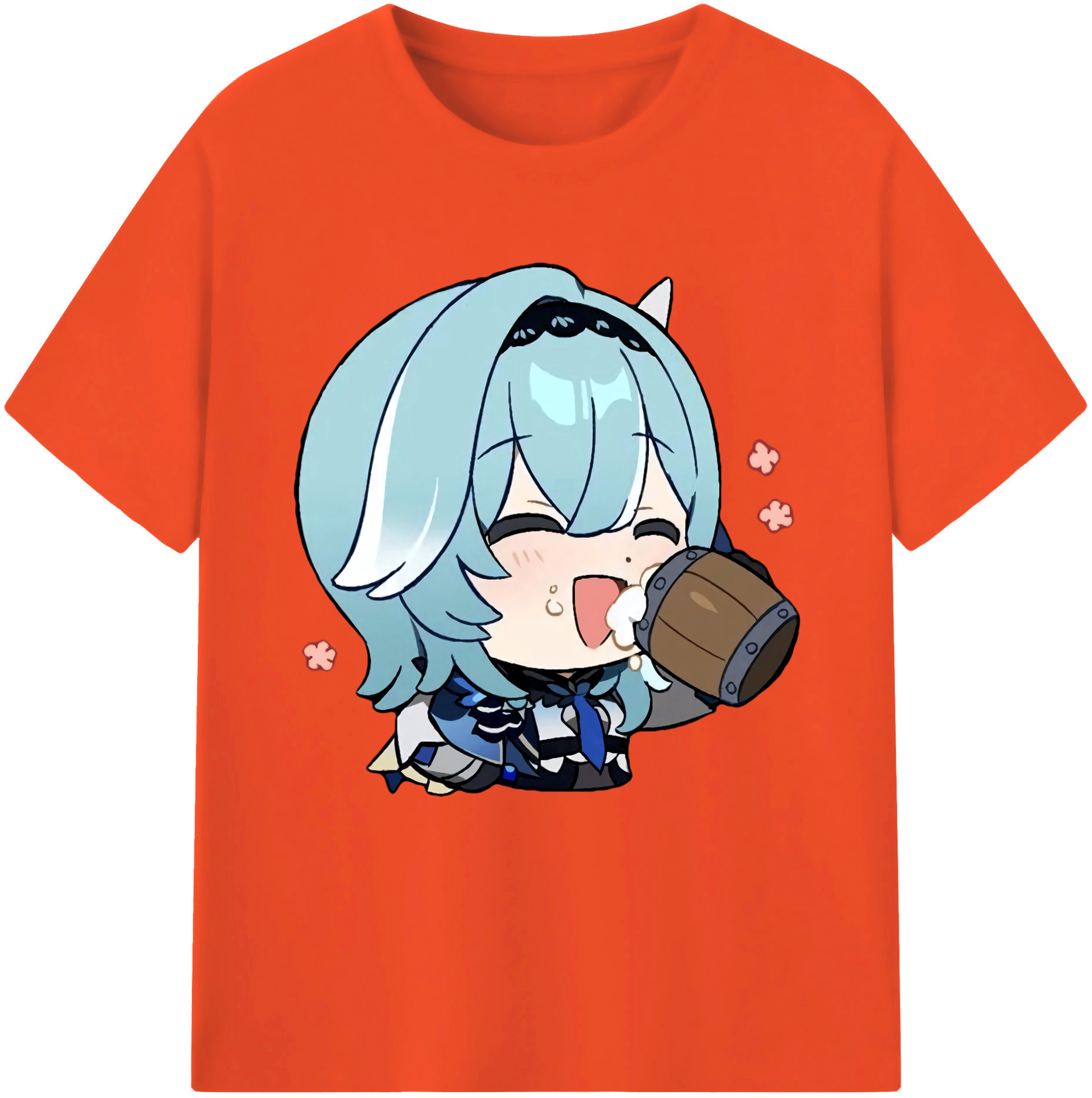 げんし神 优菈 ゆうら genshin Yūra 綿100％半袖Tシャツ（フロントプリント）