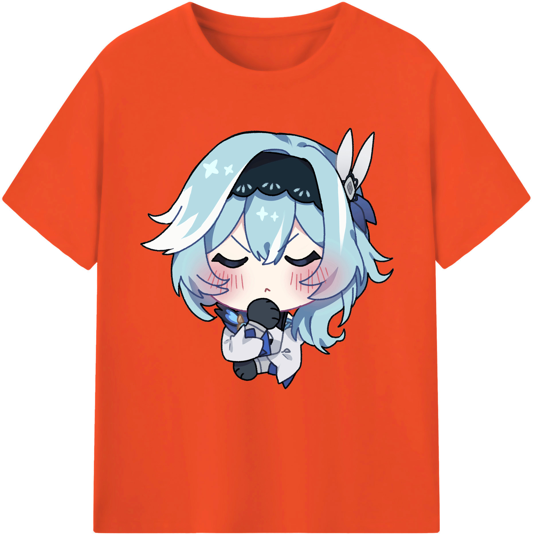 げんし神 优菈 ゆうら genshin Yūra 綿100％半袖Tシャツ（フロントプリント）