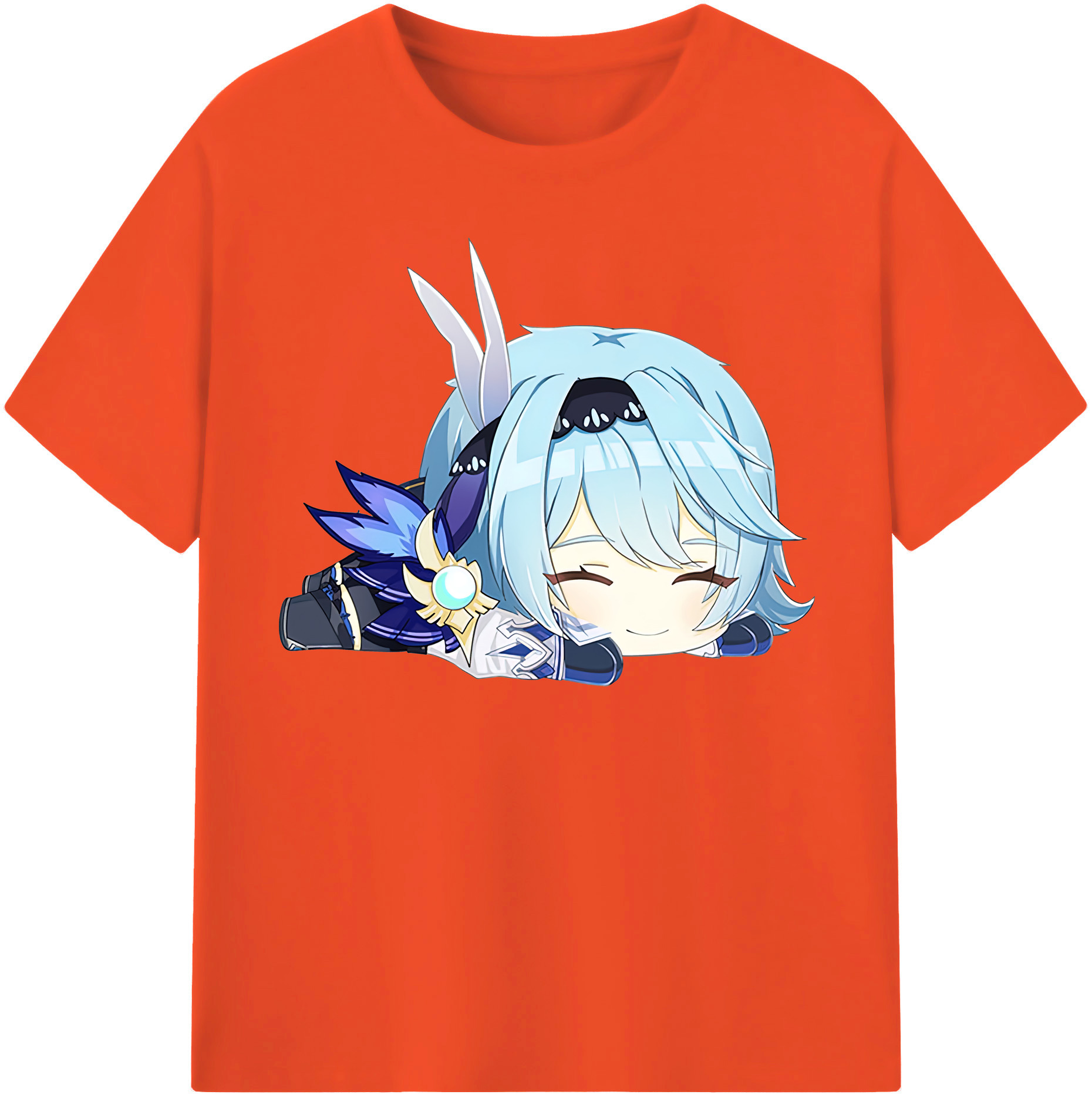 げんし神 优菈 ゆうら genshin Yūra 綿100％半袖Tシャツ（フロントプリント）