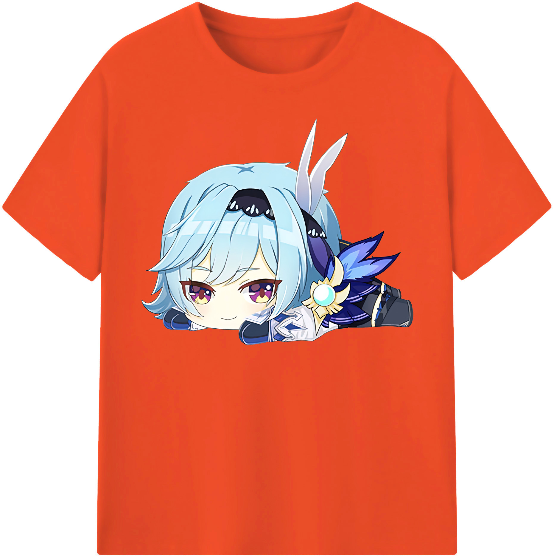 げんし神 优菈 ゆうら genshin Yūra 綿100％半袖Tシャツ（フロントプリント）