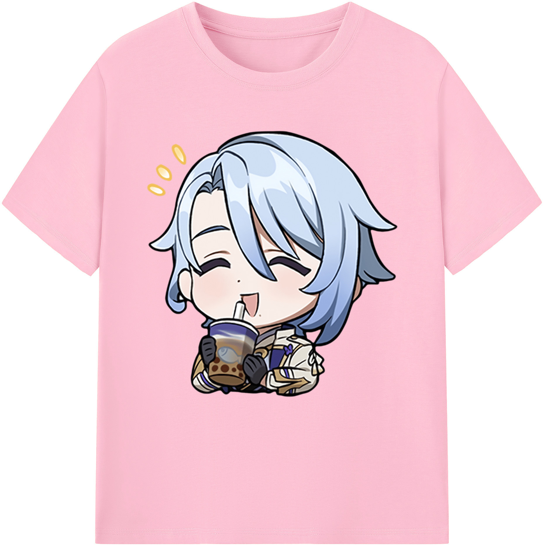 げんし神 神里綾人 かみさとあやと genshin Kamisato Ayato 綿100％半袖Tシャツ（フロントプリント）