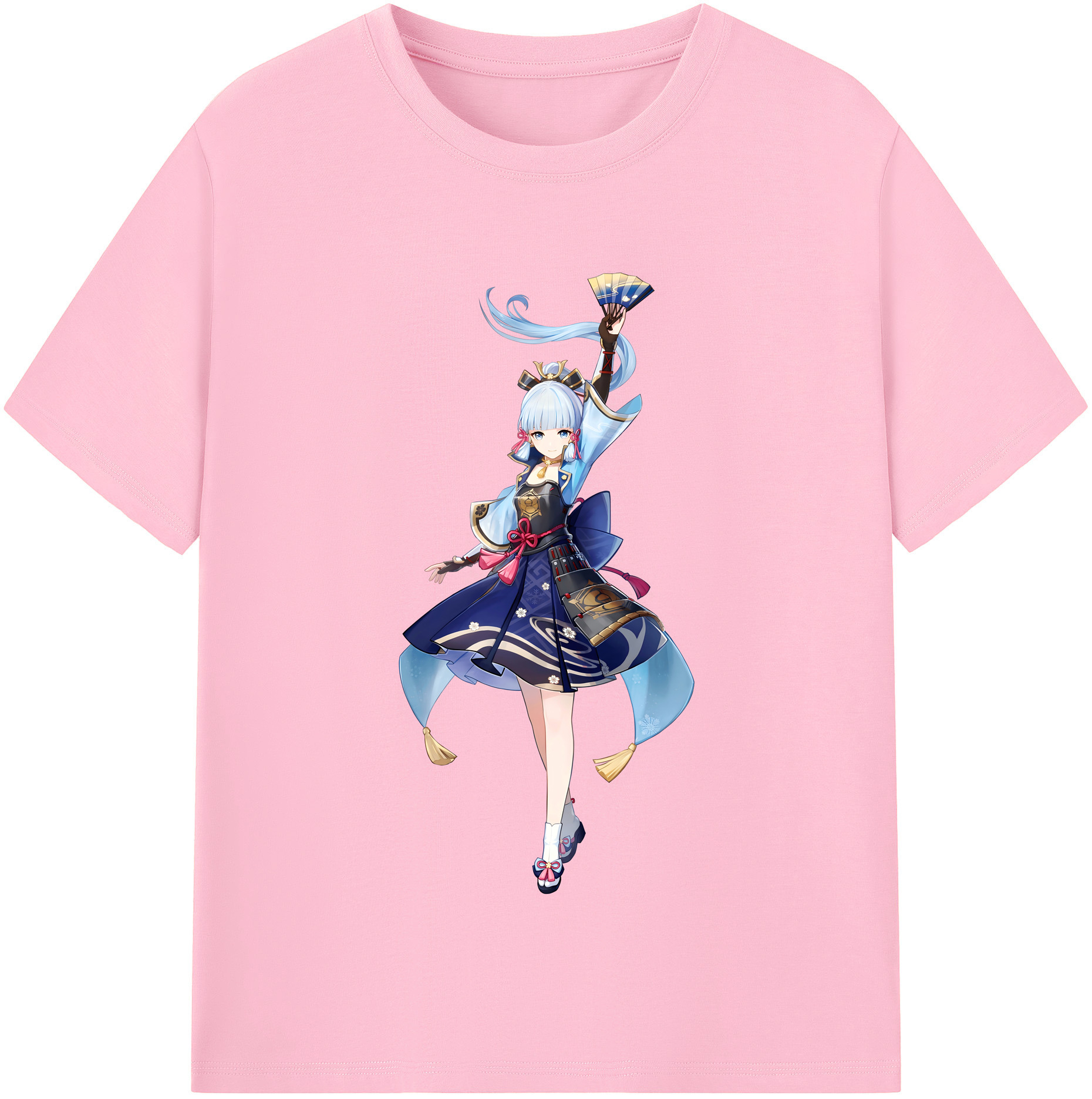 げんし神 神里綾華 神宮寺レン genshin Kamimiya Ren 綿100％半袖Tシャツ（フロントプリント）