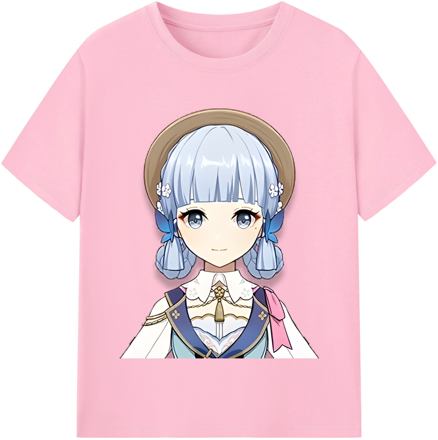 げんし神 神里綾華 神宮寺レン genshin Kamimiya Ren 綿100％半袖Tシャツ（フロントプリント）