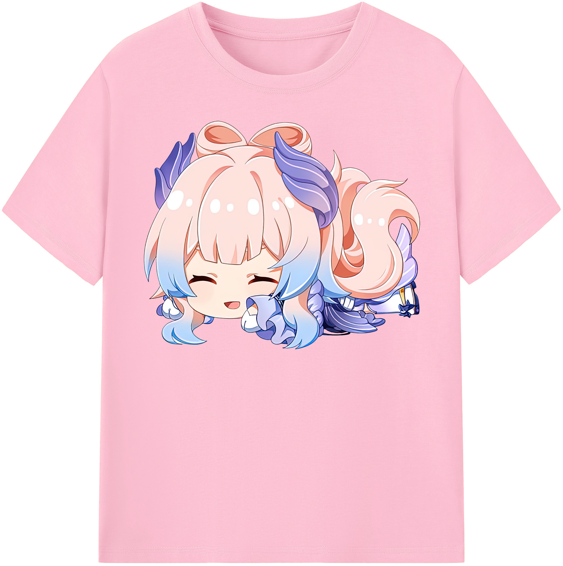 げんし神 珊瑚宮心海 サンゴノミヤ・ココミ genshin Sangonomiya Kokomi 綿100％半袖Tシャツ（フロントプリント）