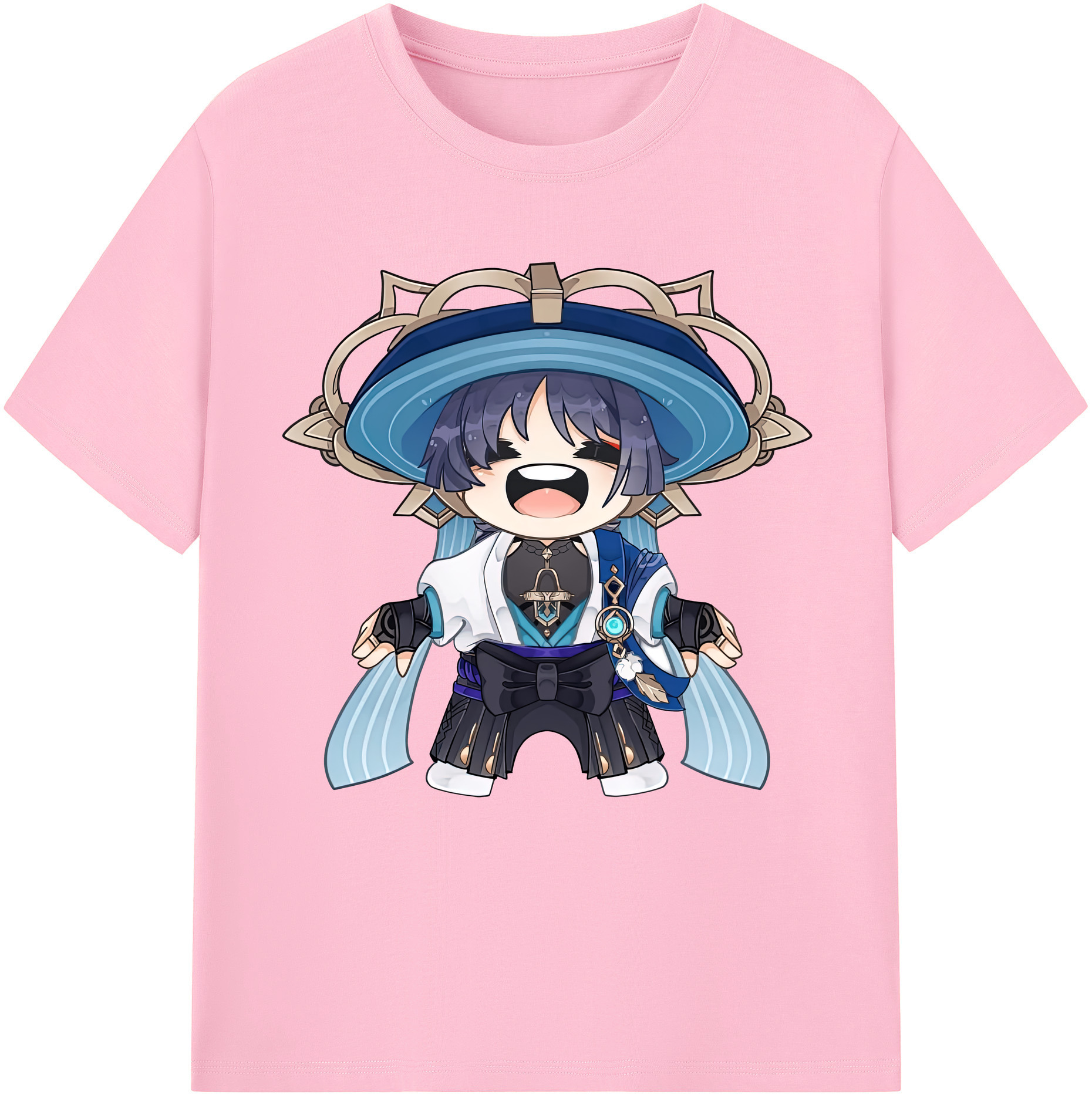 げんし神 さんペい genshin Sanpei 綿100％半袖Tシャツ（フロントプリント）