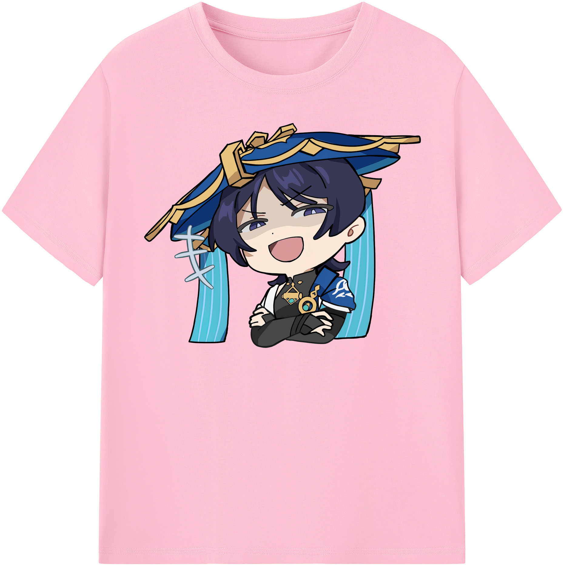 げんし神 さんペい genshin Sanpei 綿100％半袖Tシャツ（フロントプリント）
