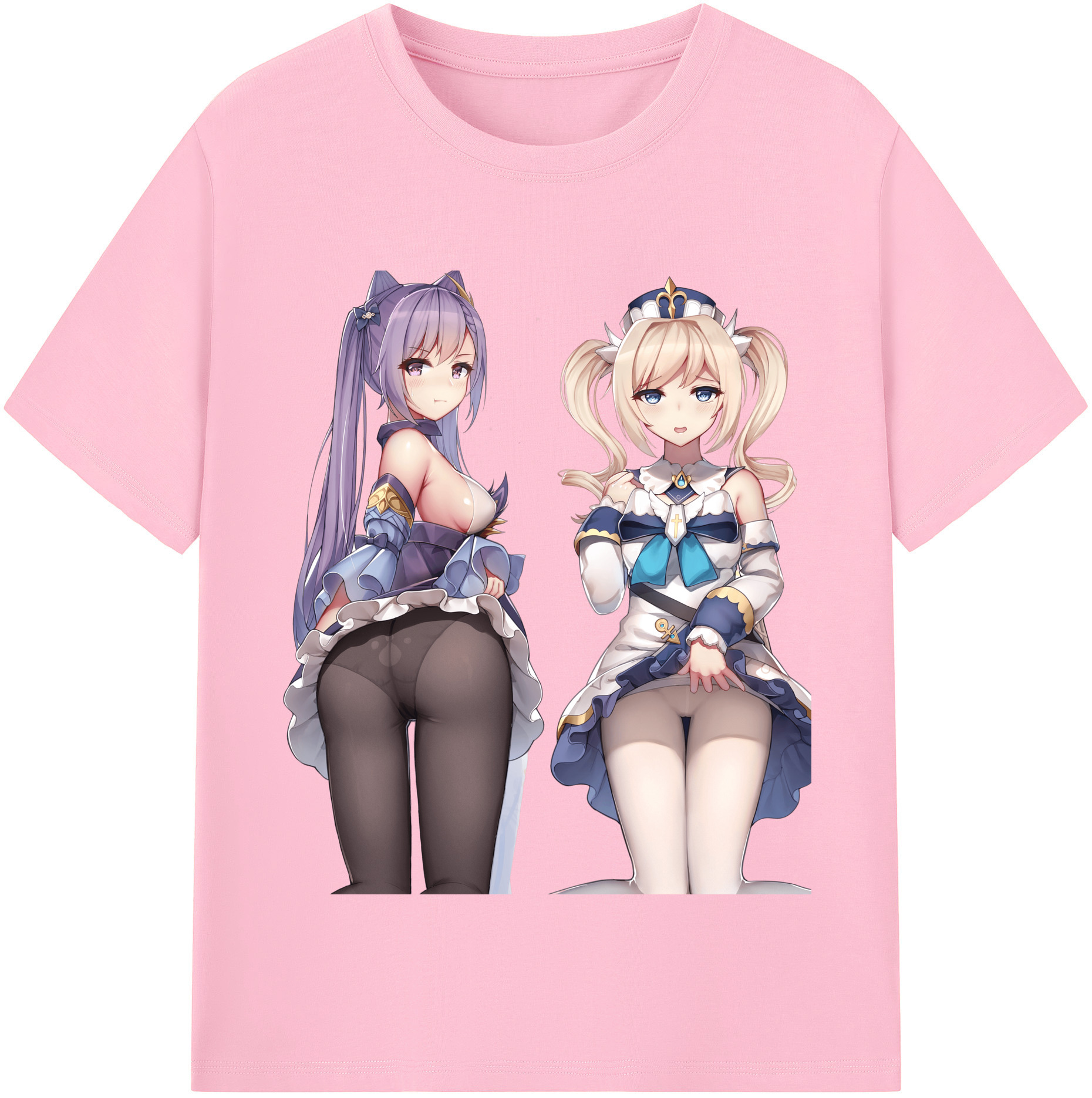 げんし神 刻晴 こくせい genshin Kokusei 綿100％半袖Tシャツ（フロントプリント）