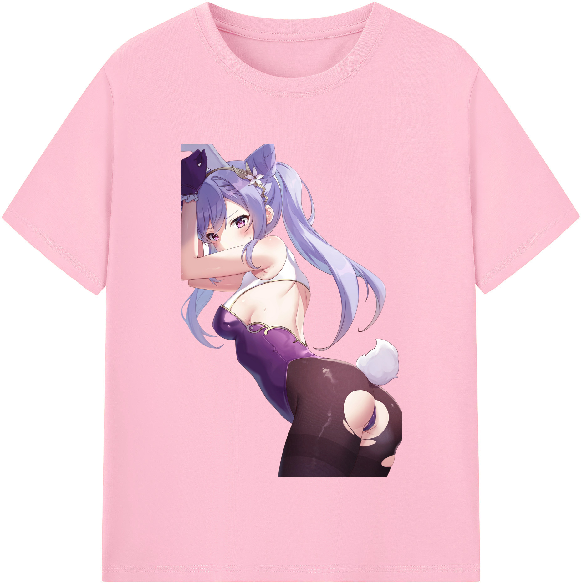 げんし神 刻晴 こくせい genshin Kokusei 綿100％半袖Tシャツ（フロントプリント）