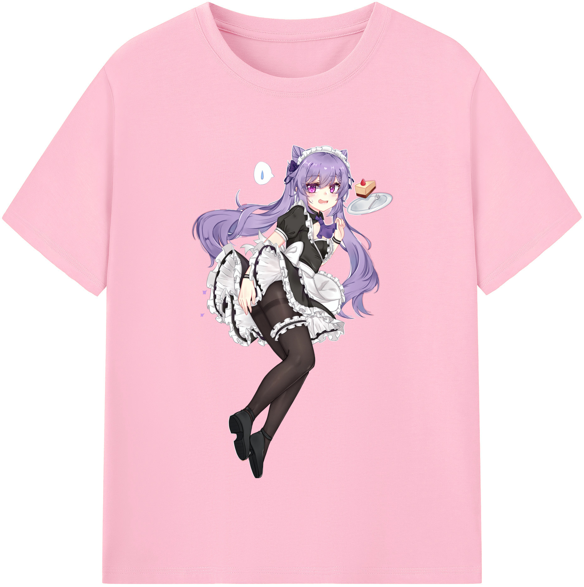 げんし神 刻晴 こくせい genshin Kokusei 綿100％半袖Tシャツ（フロントプリント）