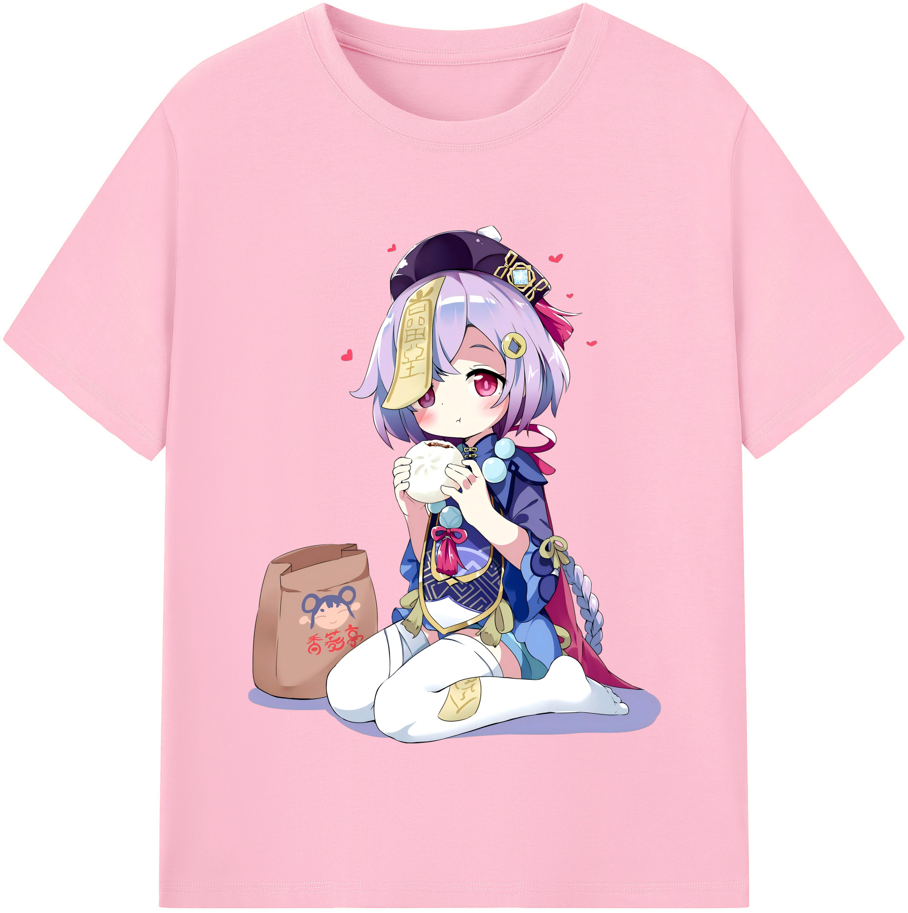 げんし神 七七 なな  genshin Nana 綿100％半袖Tシャツ（フロントプリント）
