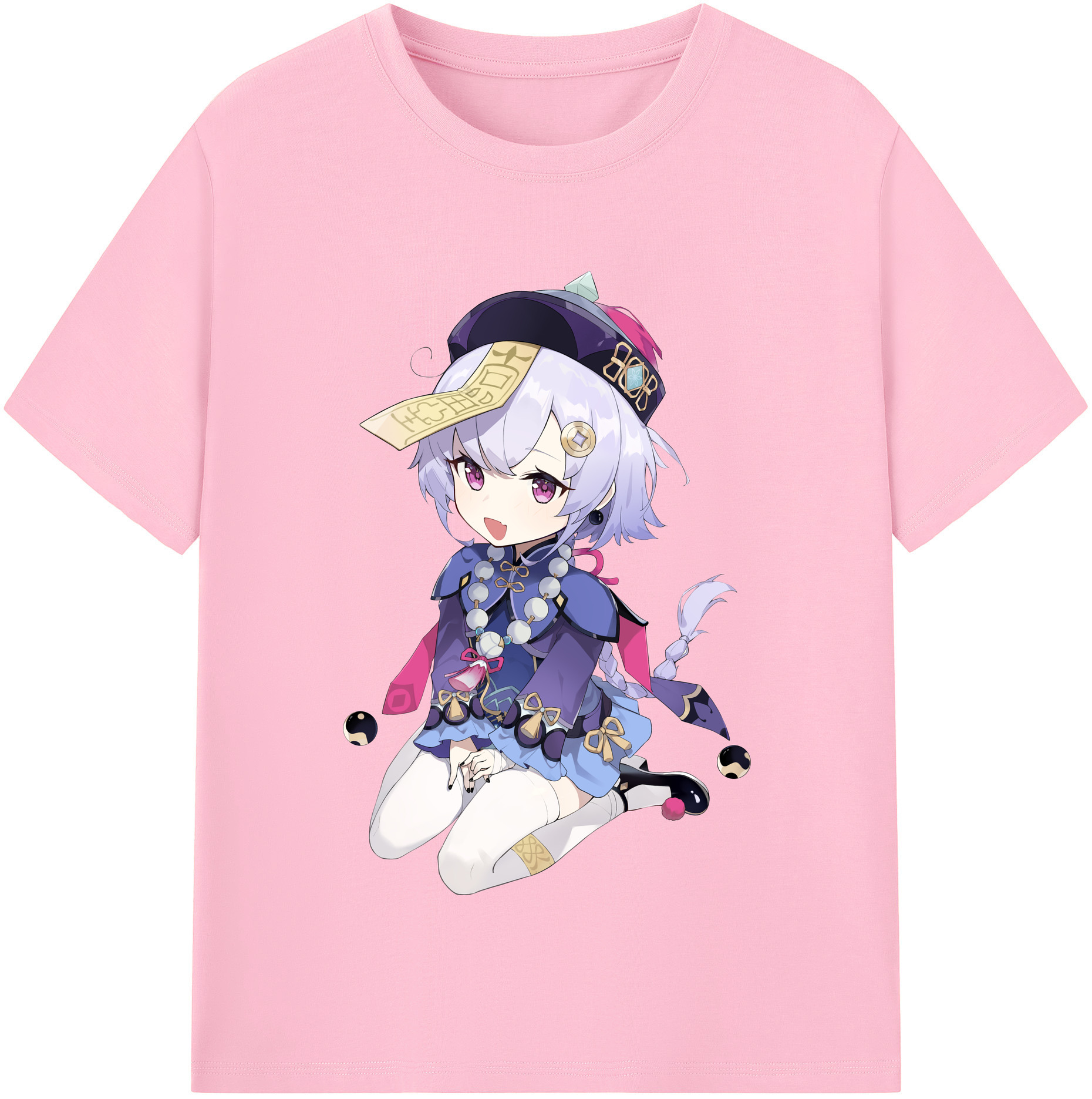 げんし神 七七 なな  genshin Nana 綿100％半袖Tシャツ（フロントプリント）