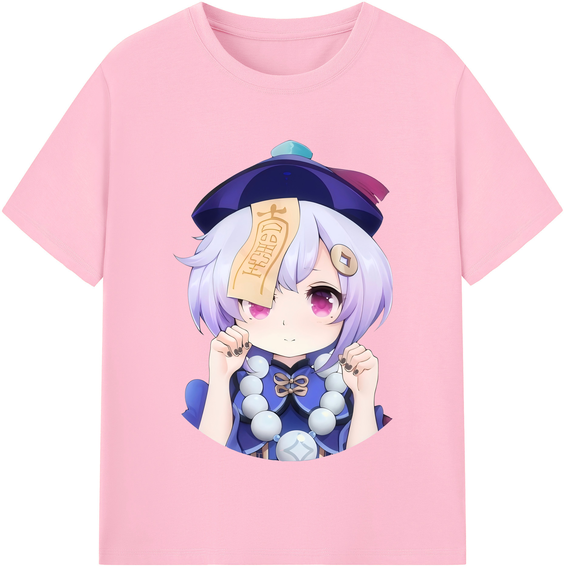 げんし神 七七 なな  genshin Nana 綿100％半袖Tシャツ（フロントプリント）