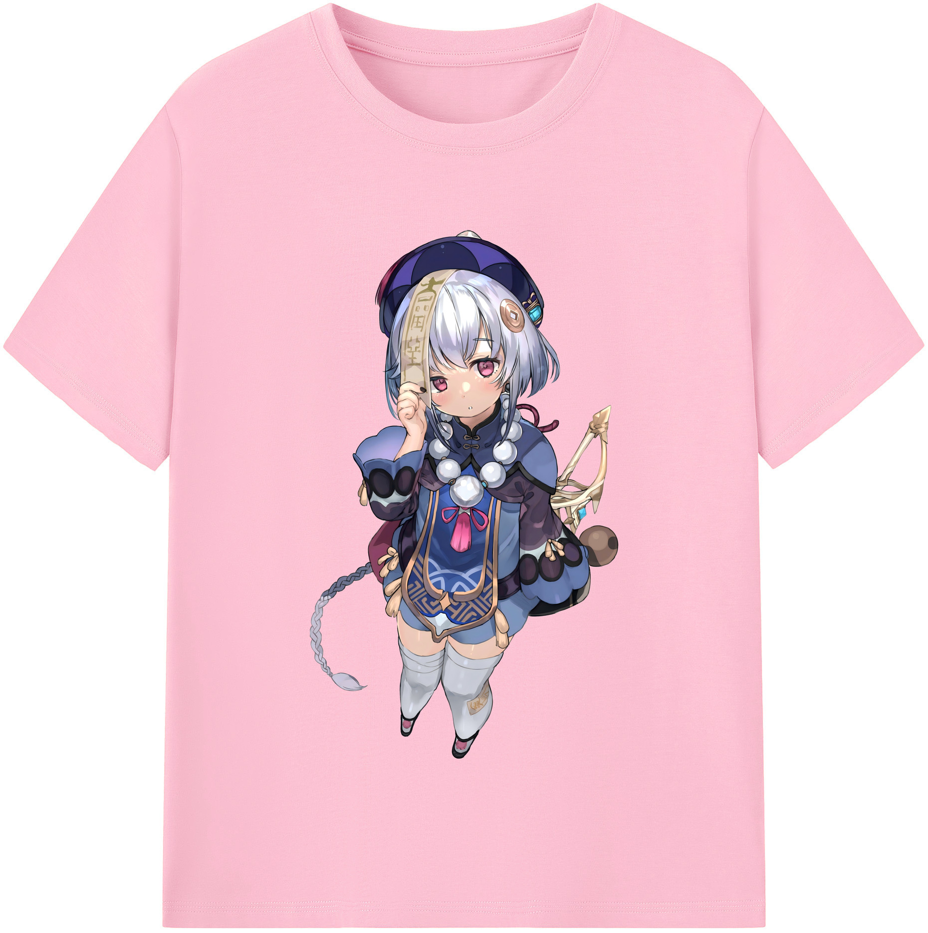 げんし神 七七 なな  genshin Nana 綿100％半袖Tシャツ（フロントプリント）