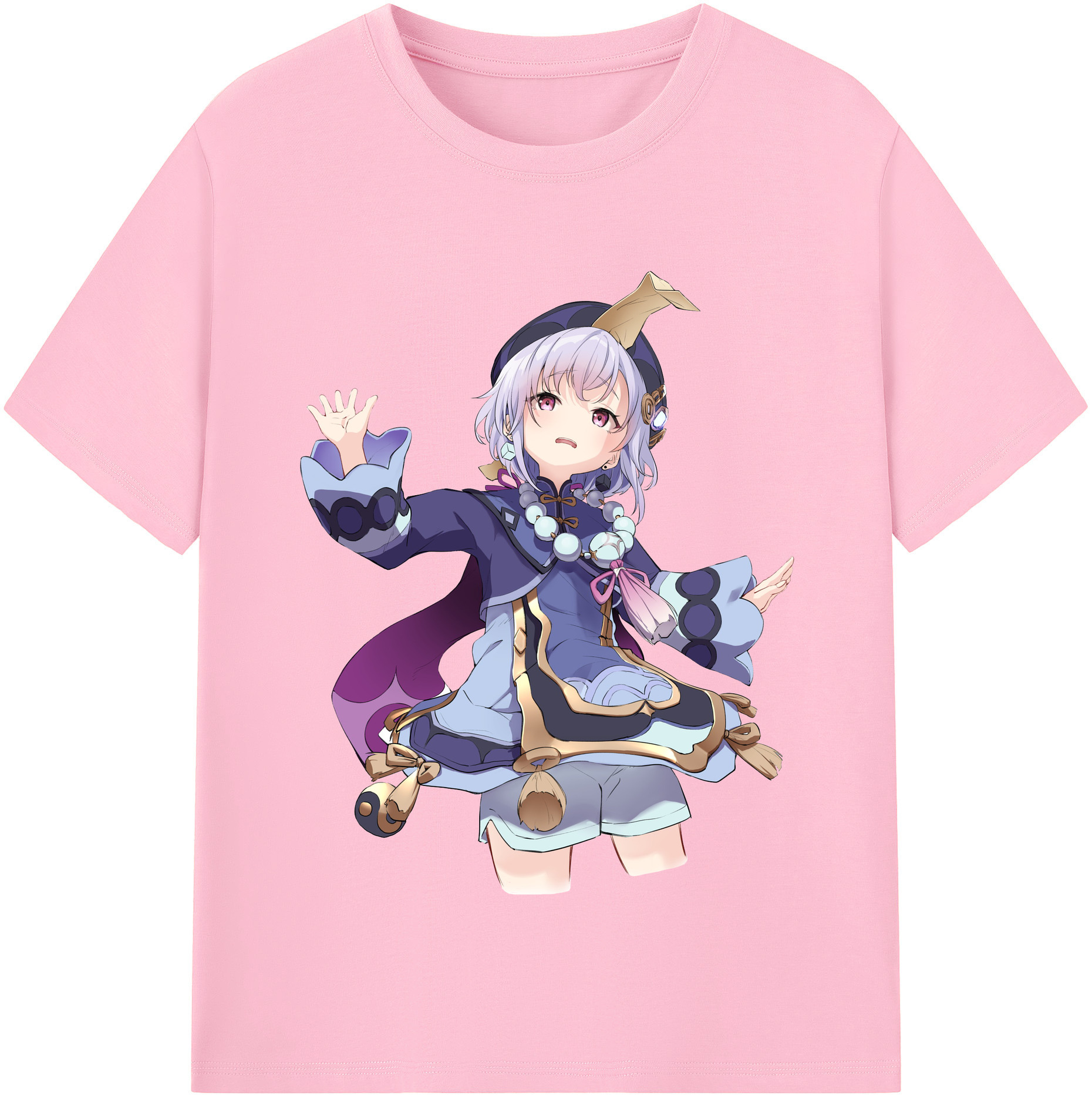 げんし神 七七 なな  genshin Nana 綿100％半袖Tシャツ（フロントプリント）