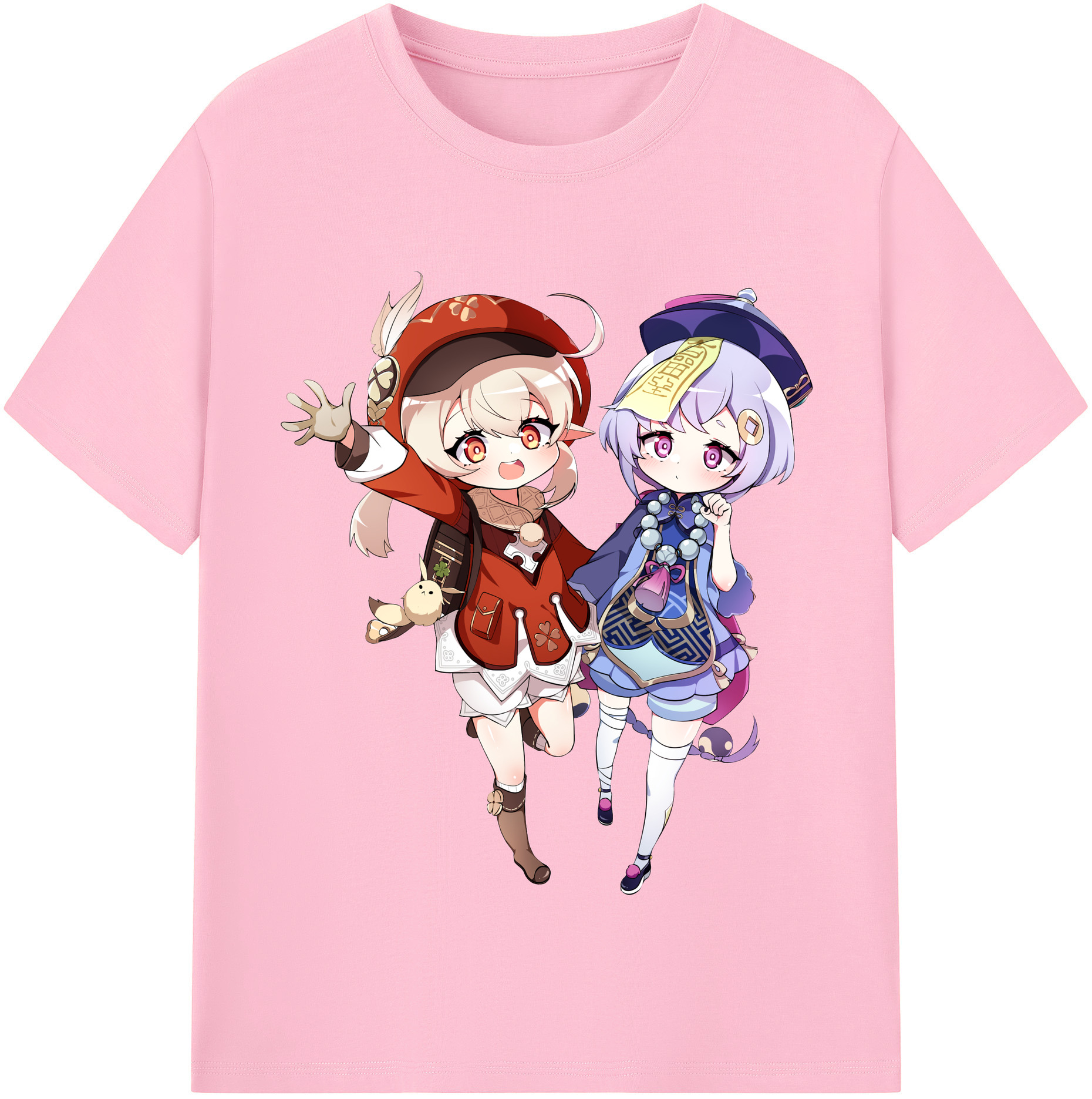 げんし神 七七 なな  genshin Nana 綿100％半袖Tシャツ（フロントプリント）