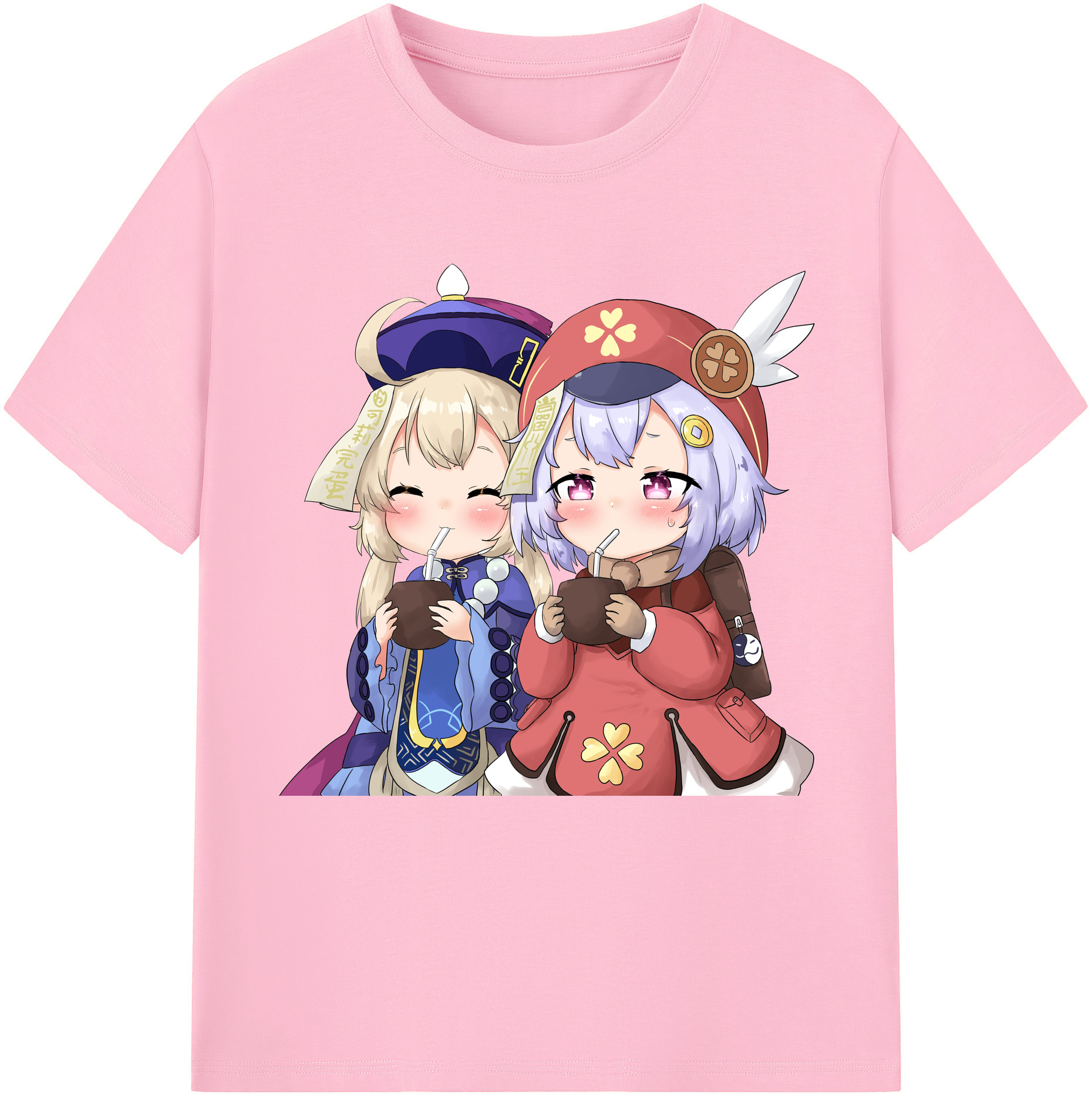 げんし神 七七 なな  genshin Nana 綿100％半袖Tシャツ（フロントプリント）