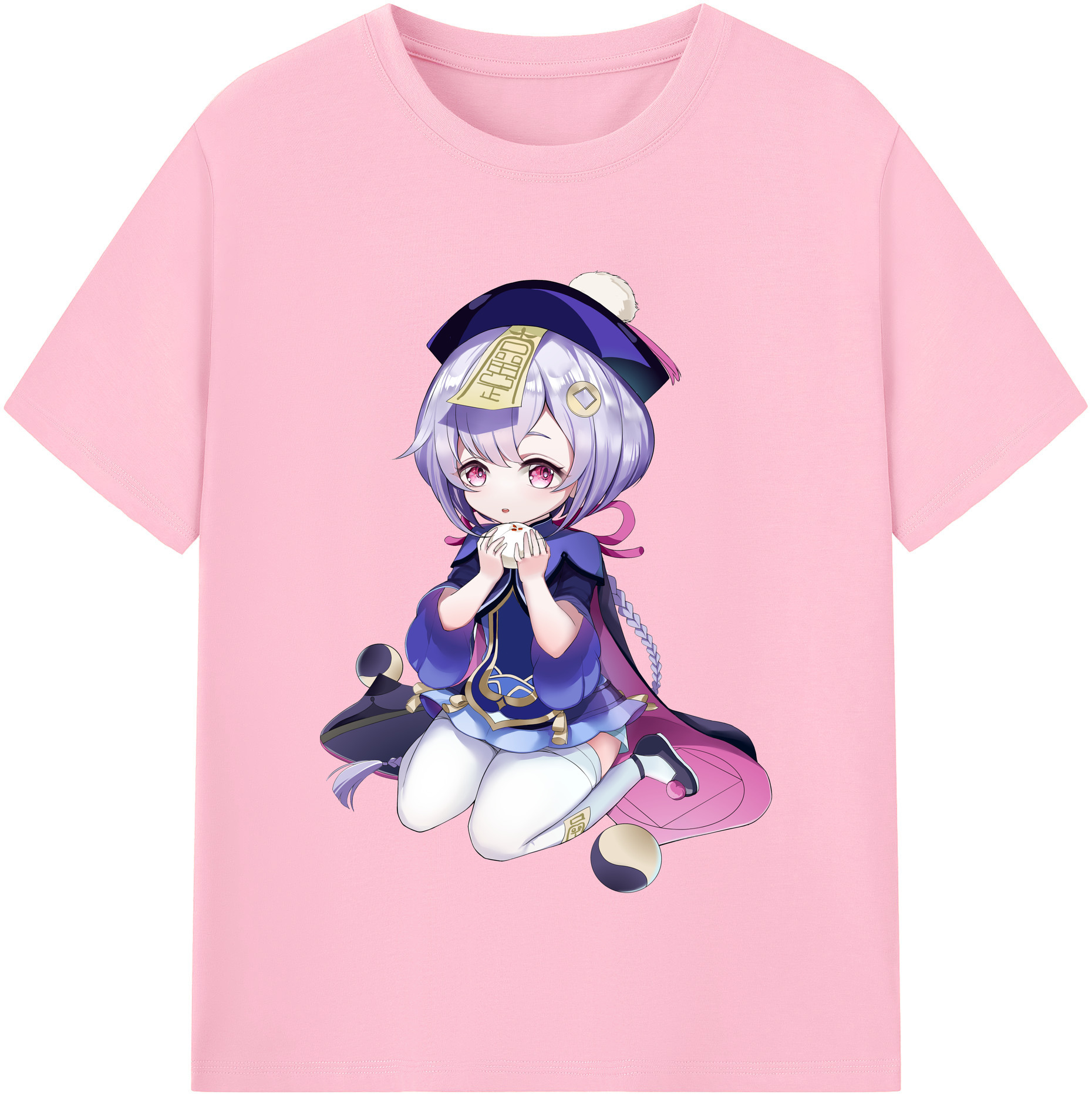 げんし神 七七 なな  genshin Nana 綿100％半袖Tシャツ（フロントプリント）