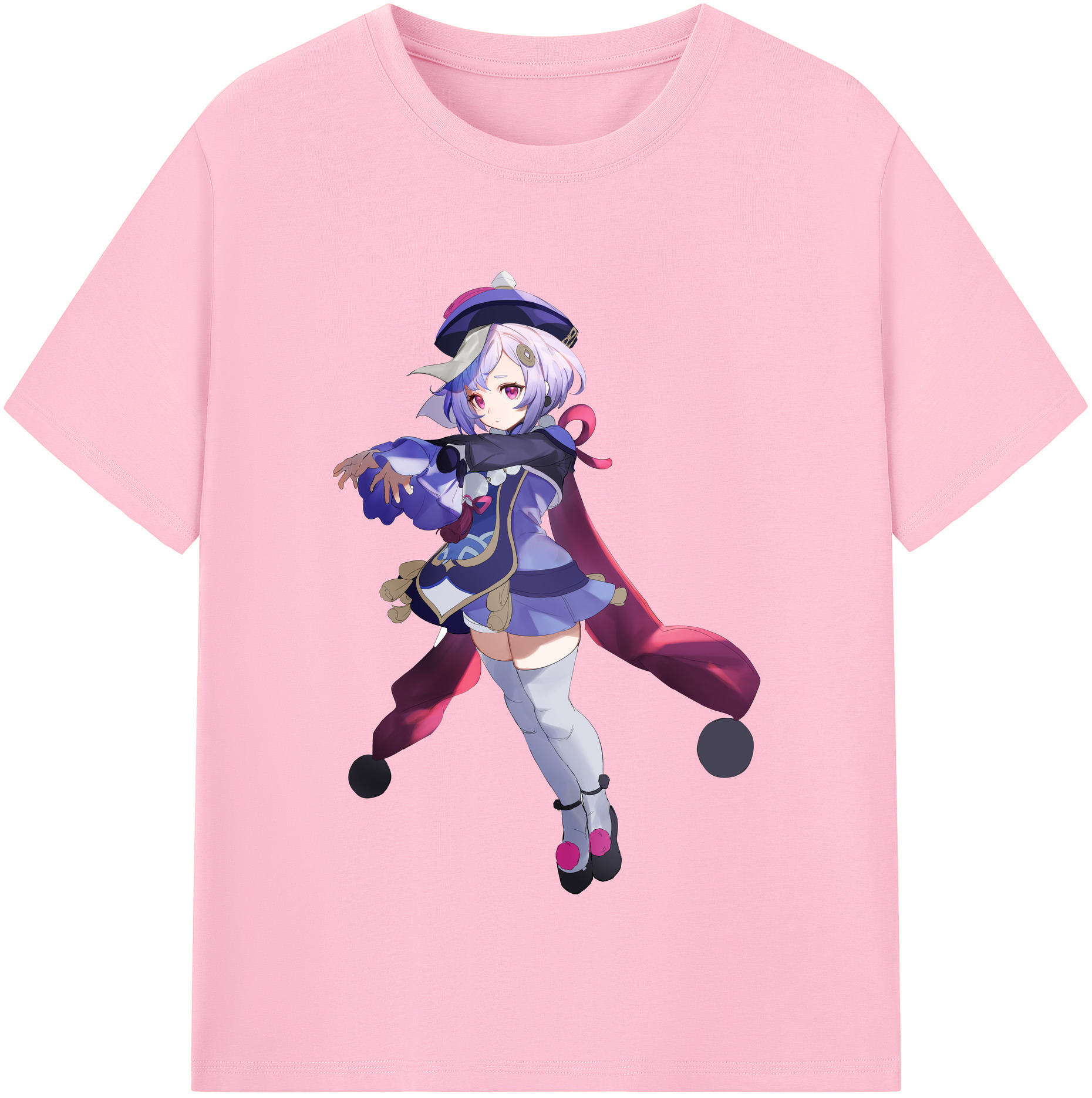 げんし神 七七 なな  genshin Nana 綿100％半袖Tシャツ（フロントプリント）