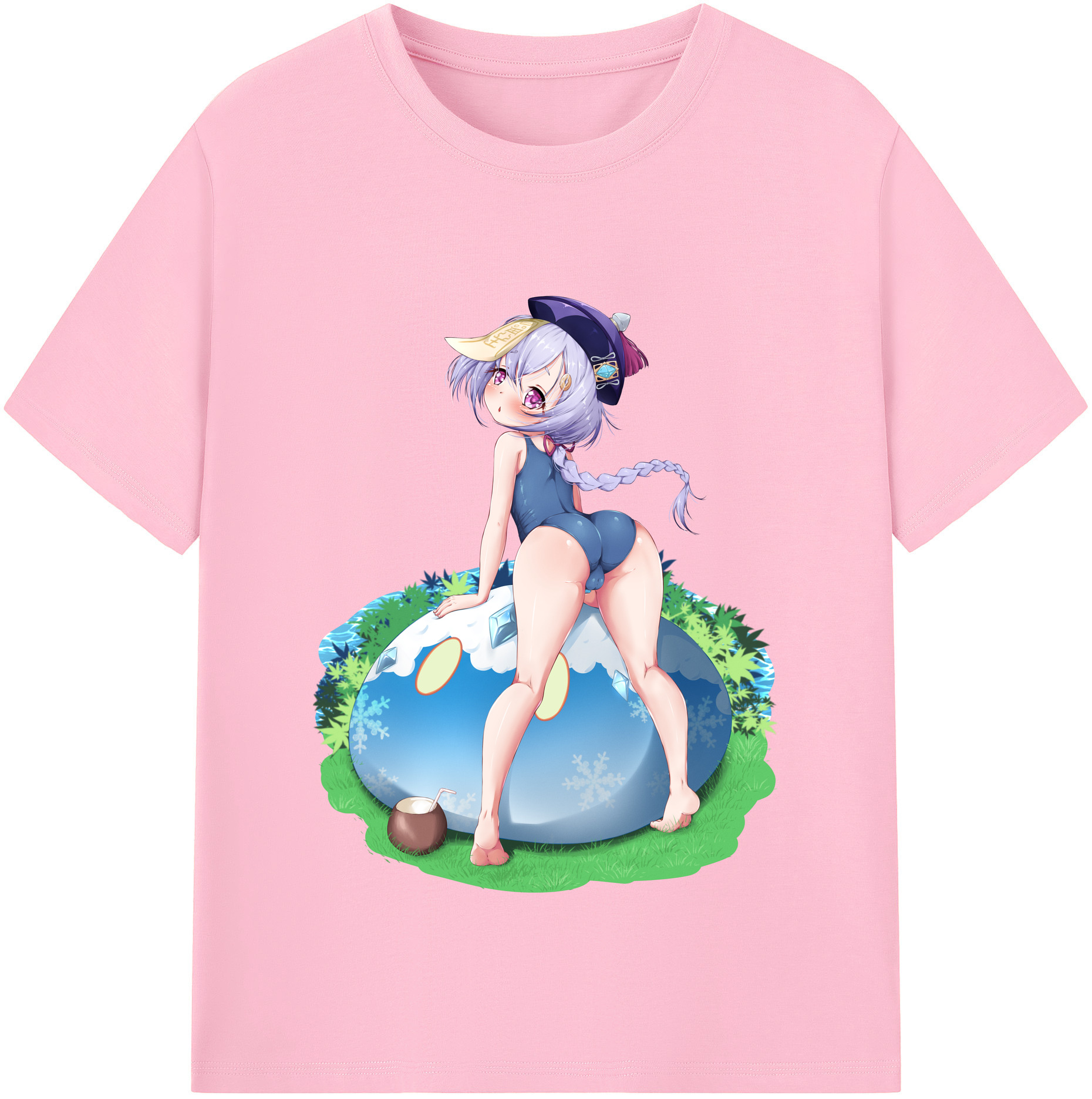 げんし神 七七 なな  genshin Nana 綿100％半袖Tシャツ（フロントプリント）