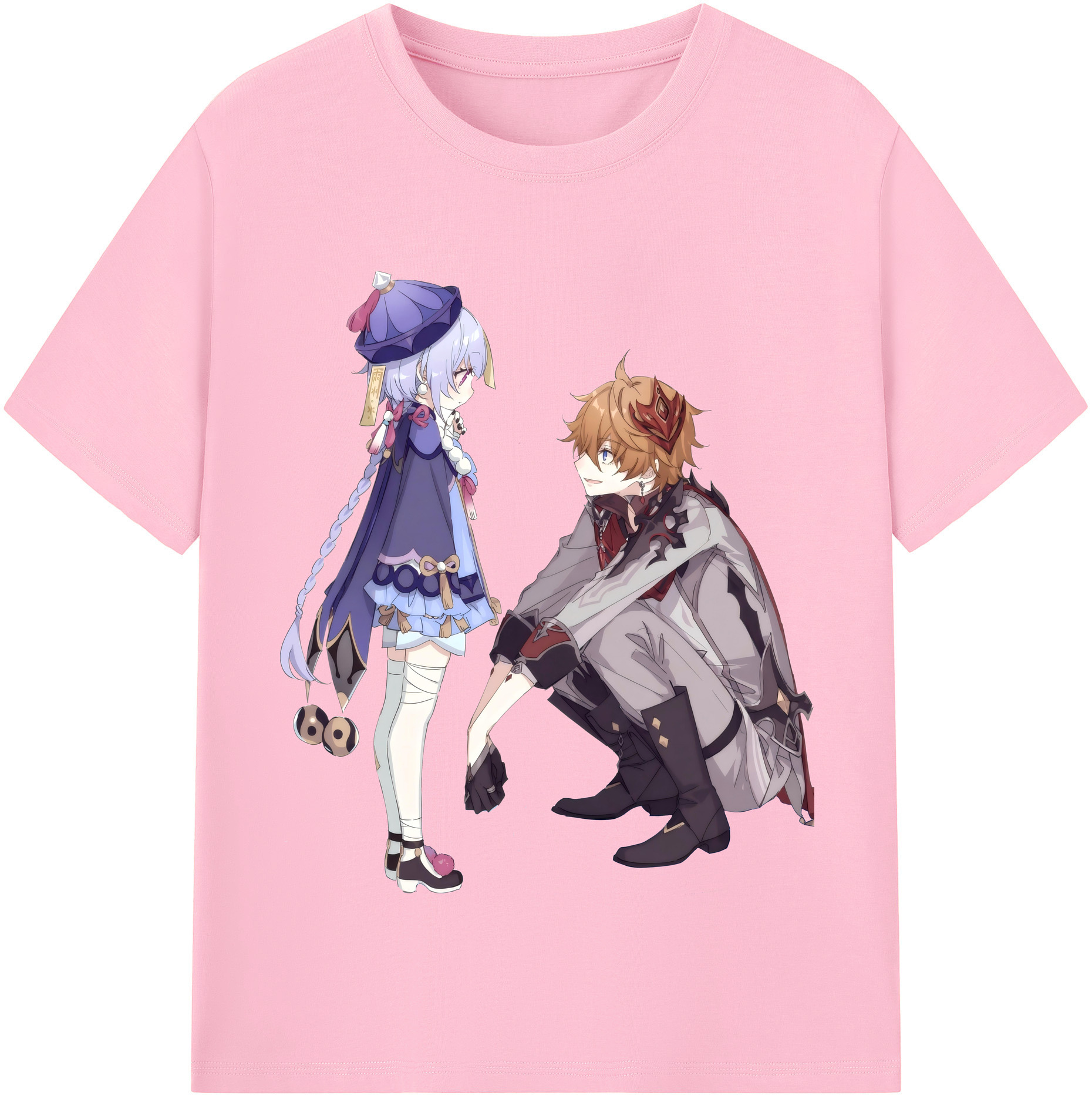 げんし神 七七 なな  genshin Nana 綿100％半袖Tシャツ（フロントプリント）