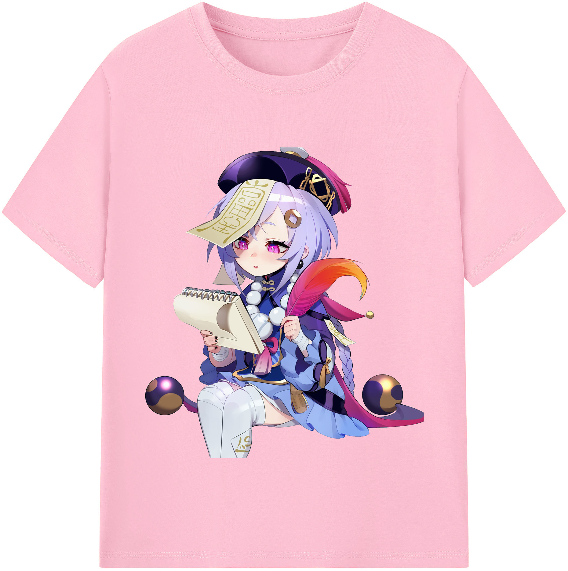 げんし神 七七 なな  genshin Nana 綿100％半袖Tシャツ（フロントプリント）