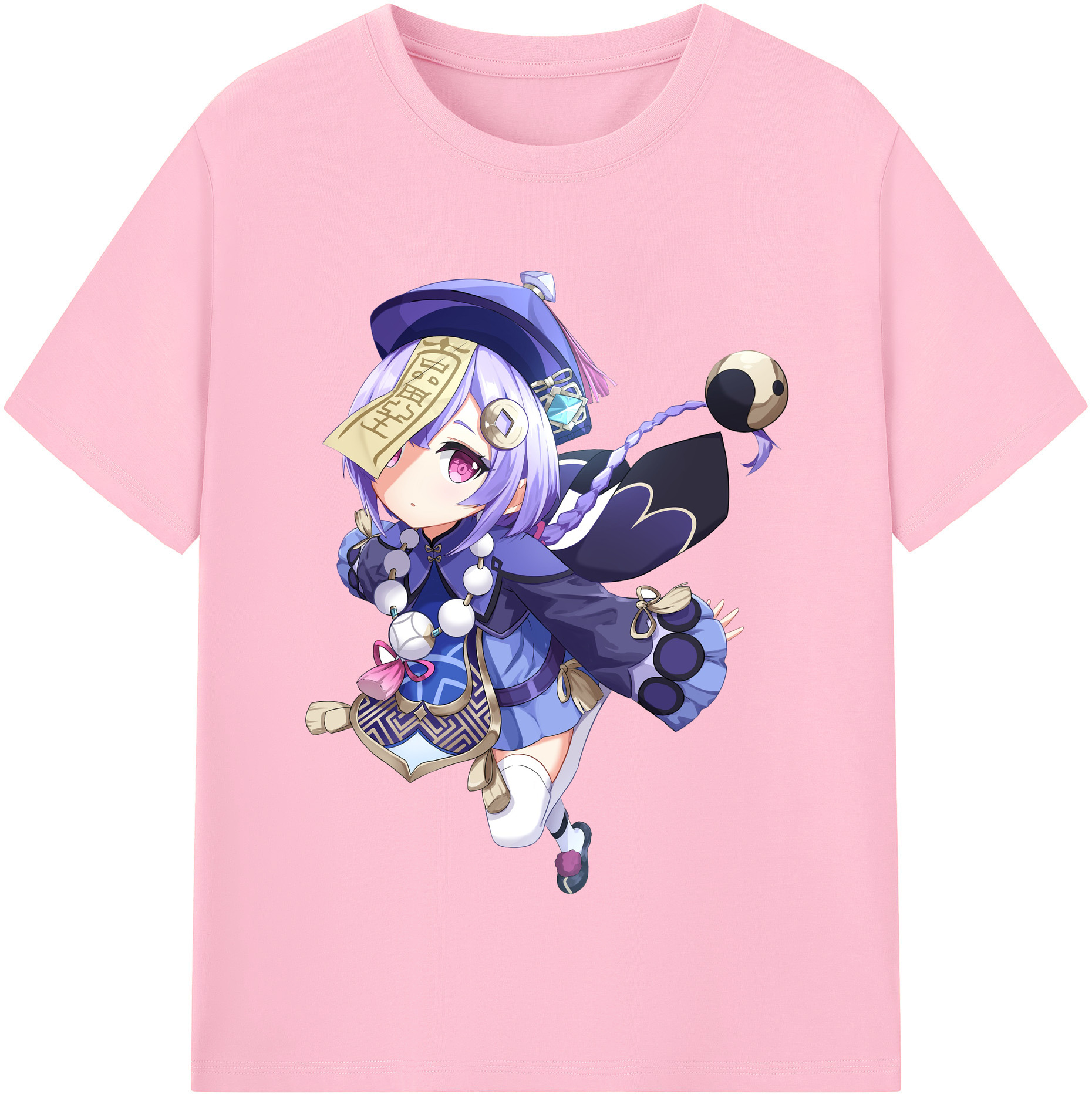 げんし神 七七 なな  genshin Nana 綿100％半袖Tシャツ（フロントプリント）
