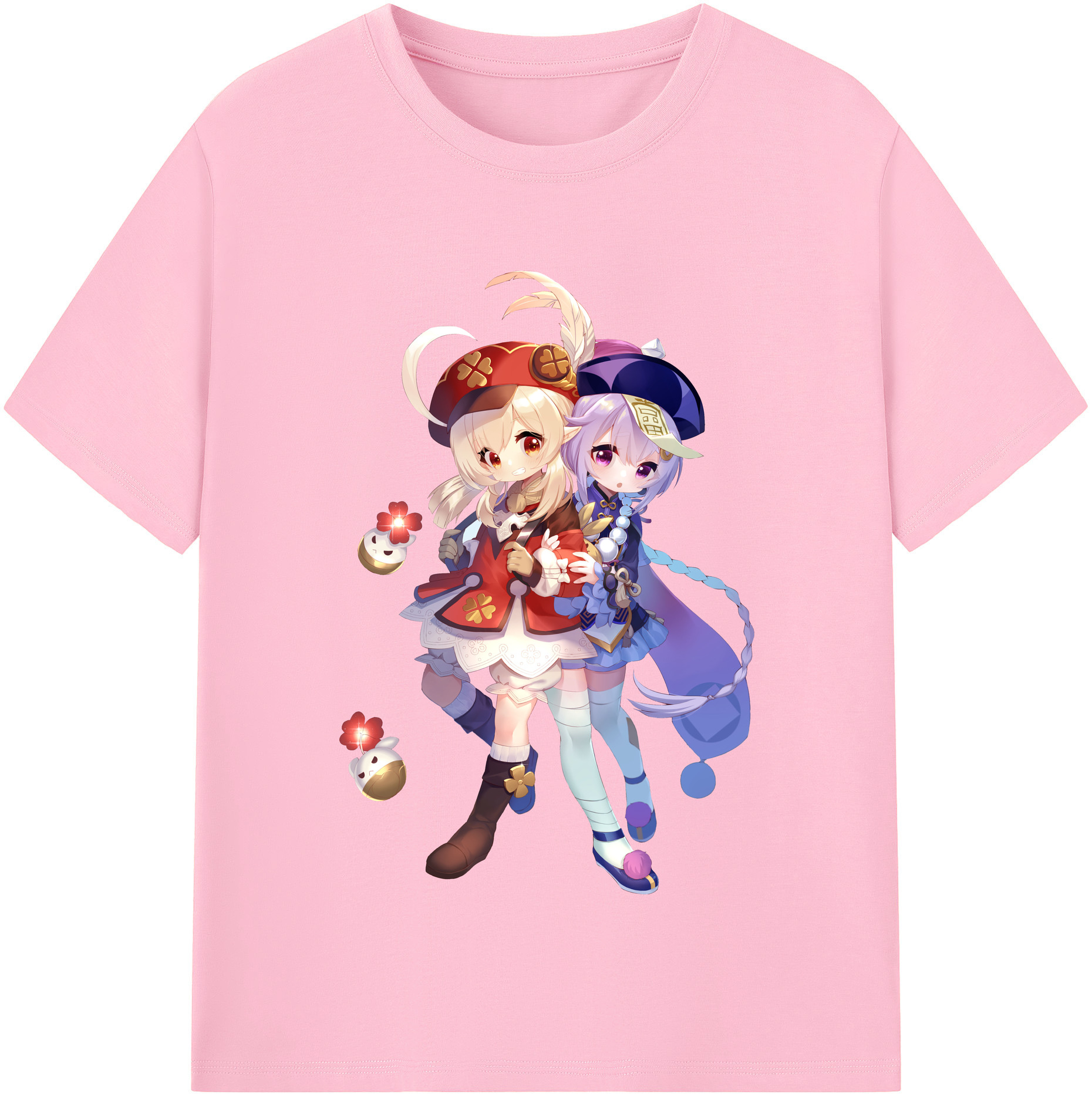 げんし神 七七 なな  genshin Nana 綿100％半袖Tシャツ（フロントプリント）