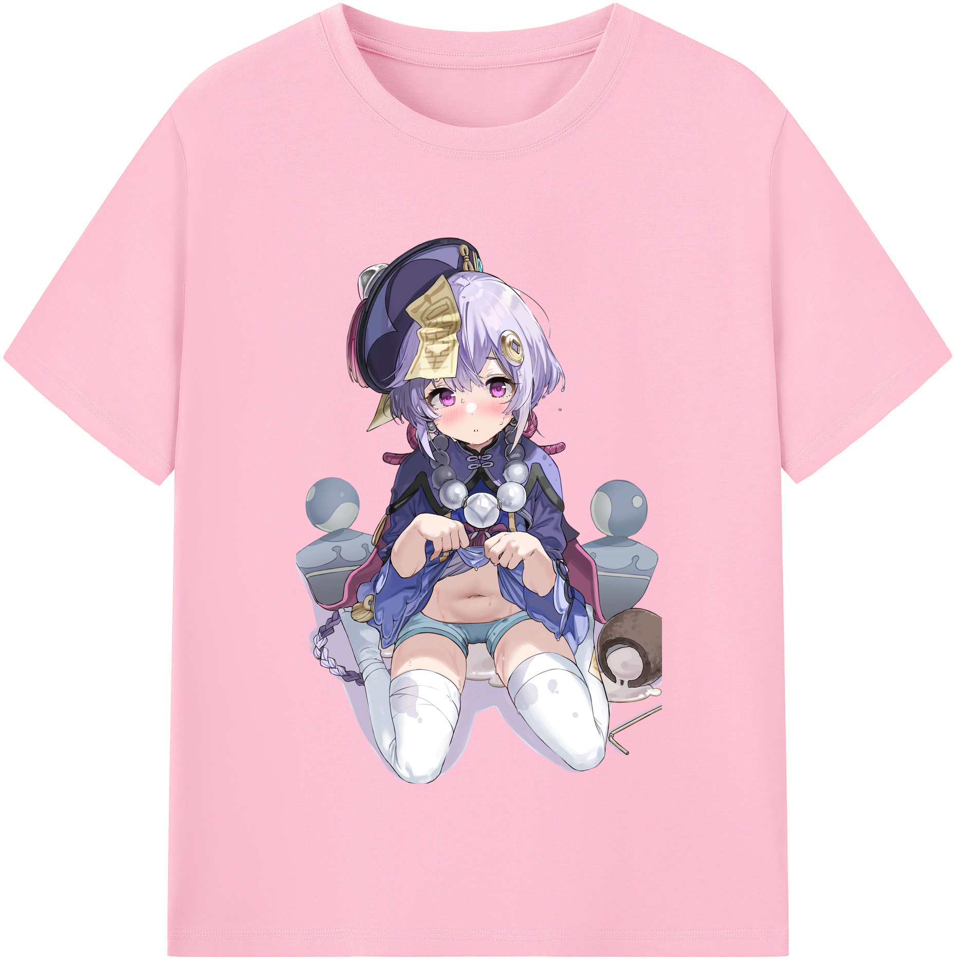 げんし神 七七 なな  genshin Nana 綿100％半袖Tシャツ（フロントプリント）