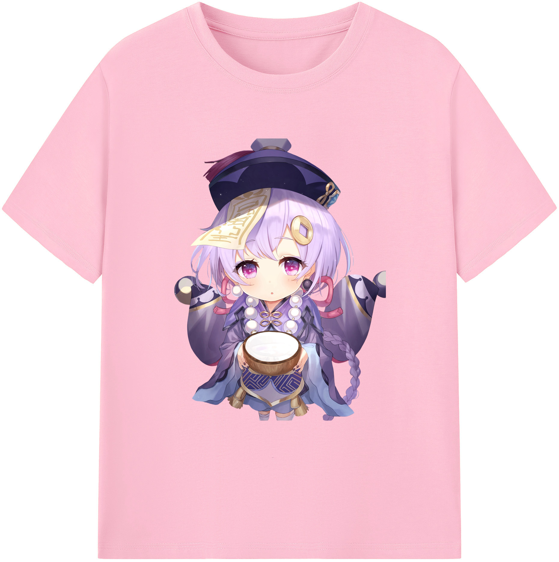 げんし神 七七 なな  genshin Nana 綿100％半袖Tシャツ（フロントプリント）