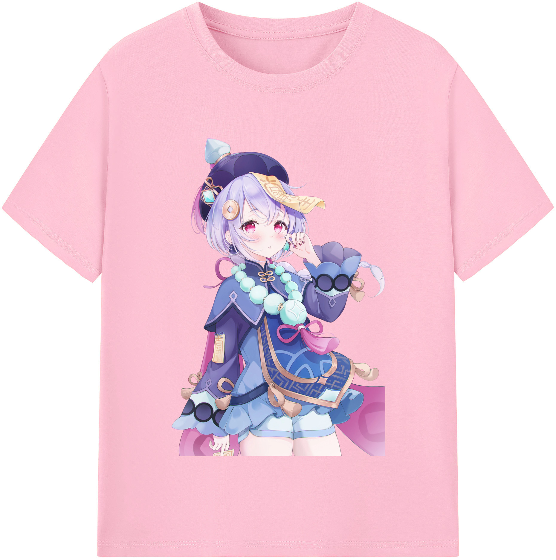 げんし神 七七 なな  genshin Nana 綿100％半袖Tシャツ（フロントプリント）