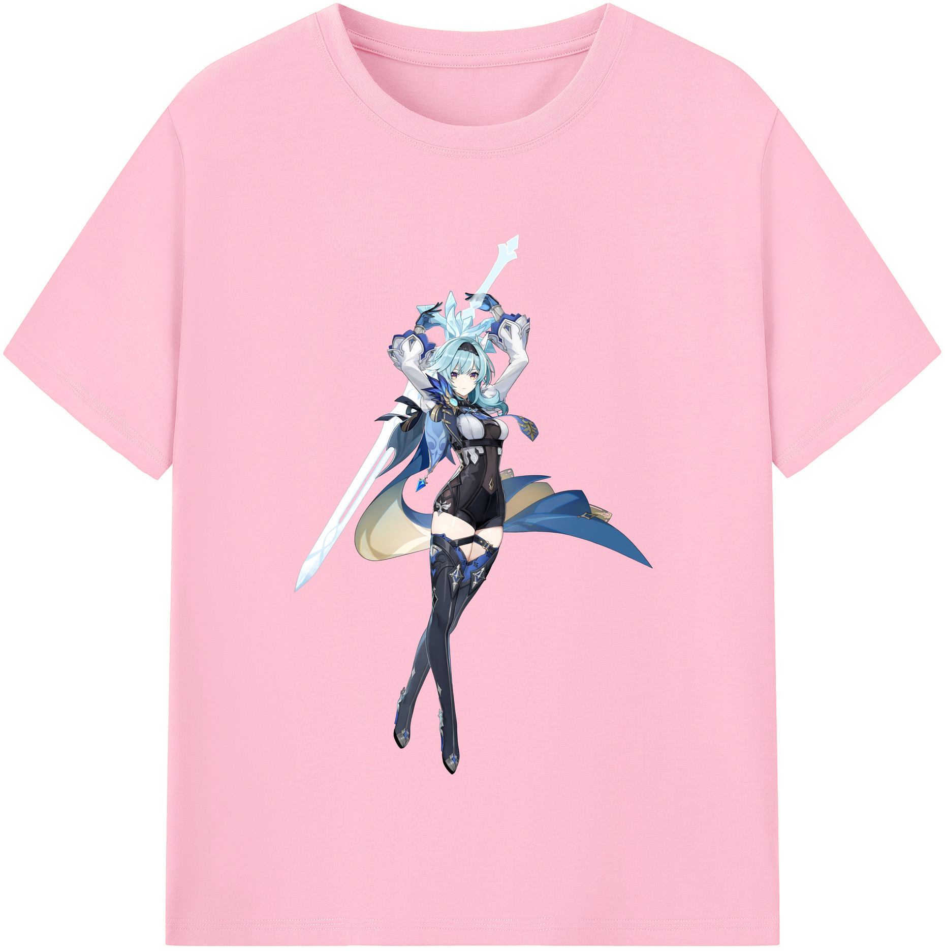 げんし神 优菈 ゆうら genshin Yūra 綿100％半袖Tシャツ（フロントプリント）