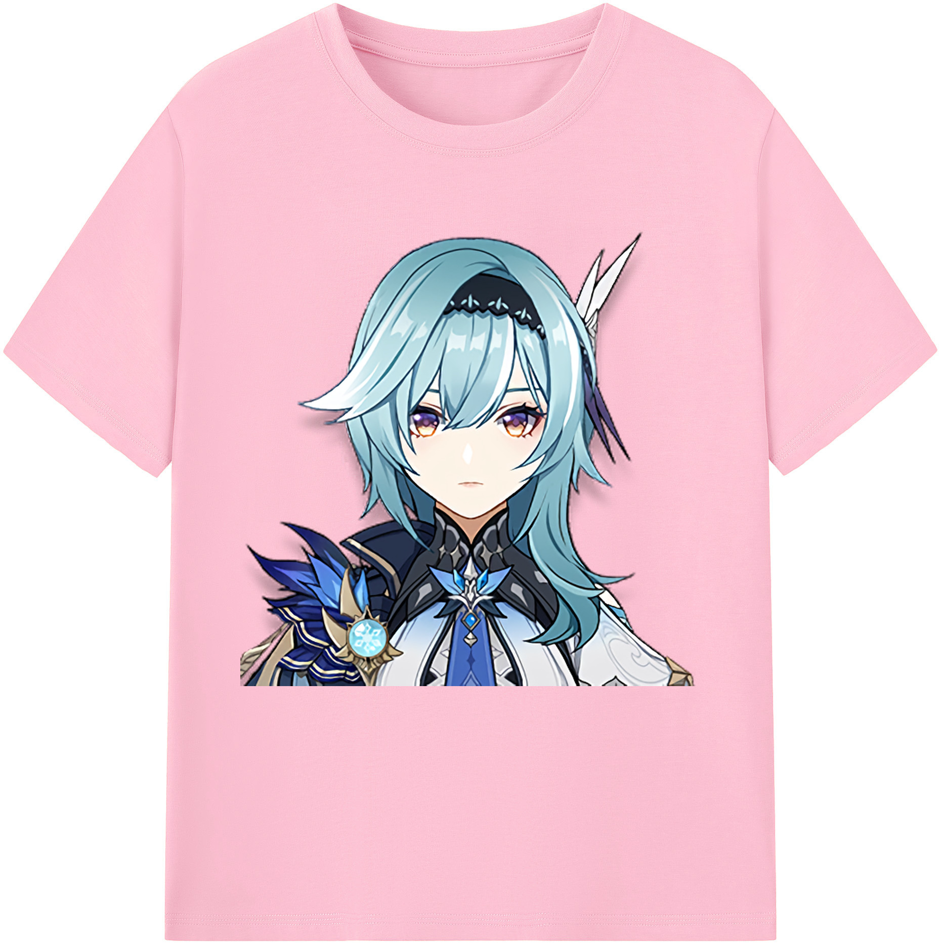 げんし神 优菈 ゆうら genshin Yūra 綿100％半袖Tシャツ（フロントプリント）