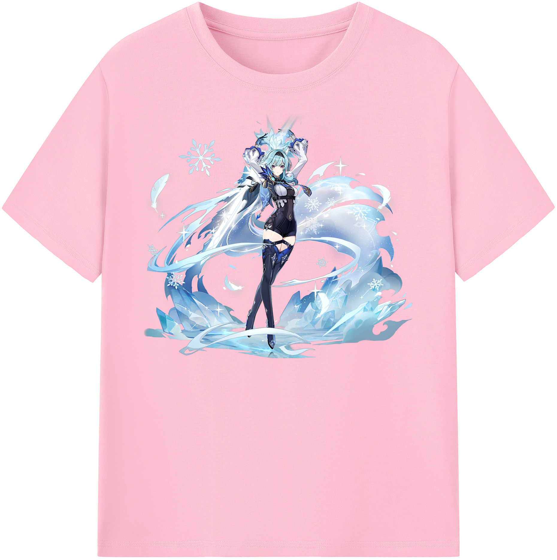 げんし神 优菈 ゆうら genshin Yūra 綿100％半袖Tシャツ（フロントプリント）