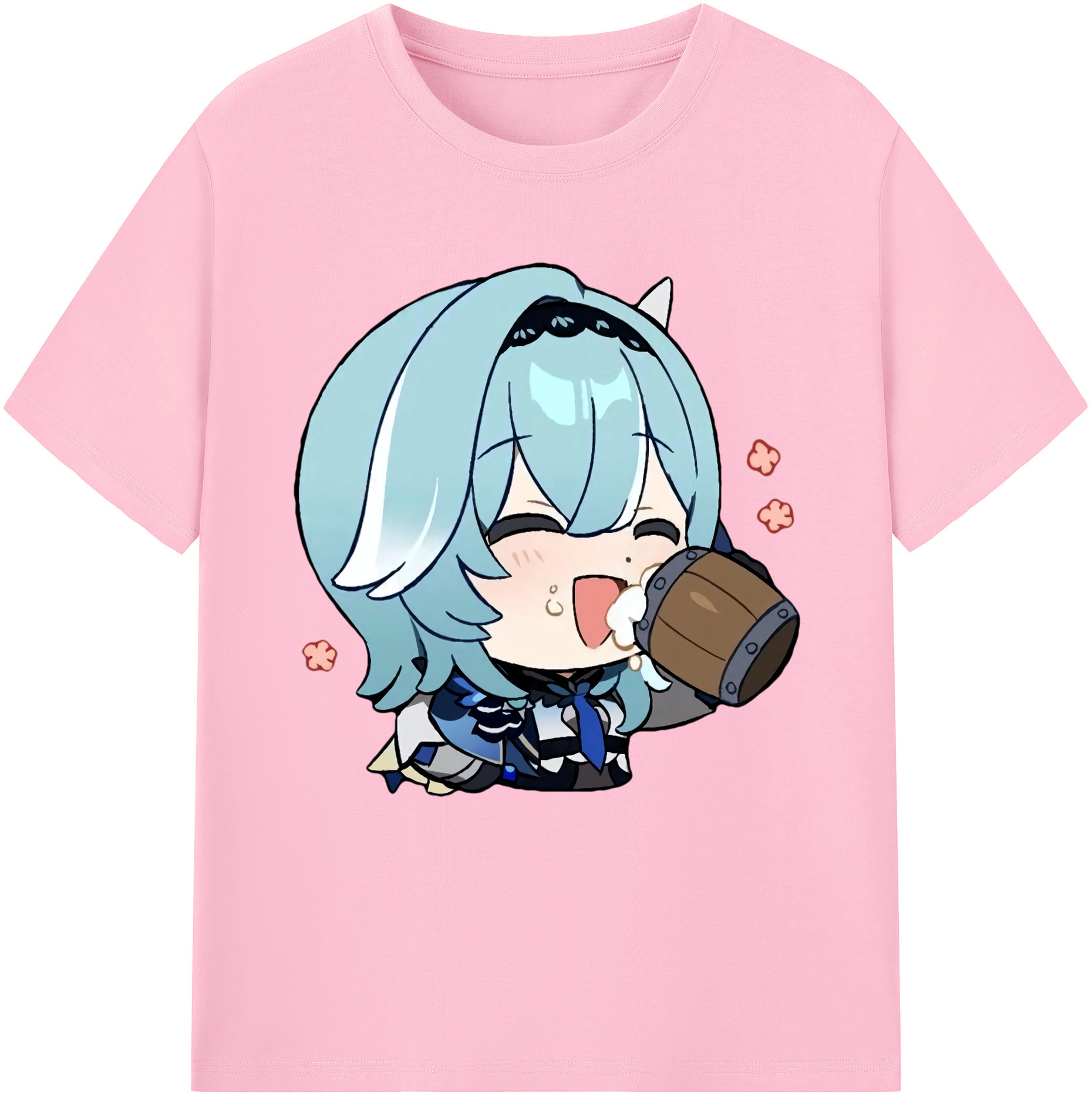 げんし神 优菈 ゆうら genshin Yūra 綿100％半袖Tシャツ（フロントプリント）