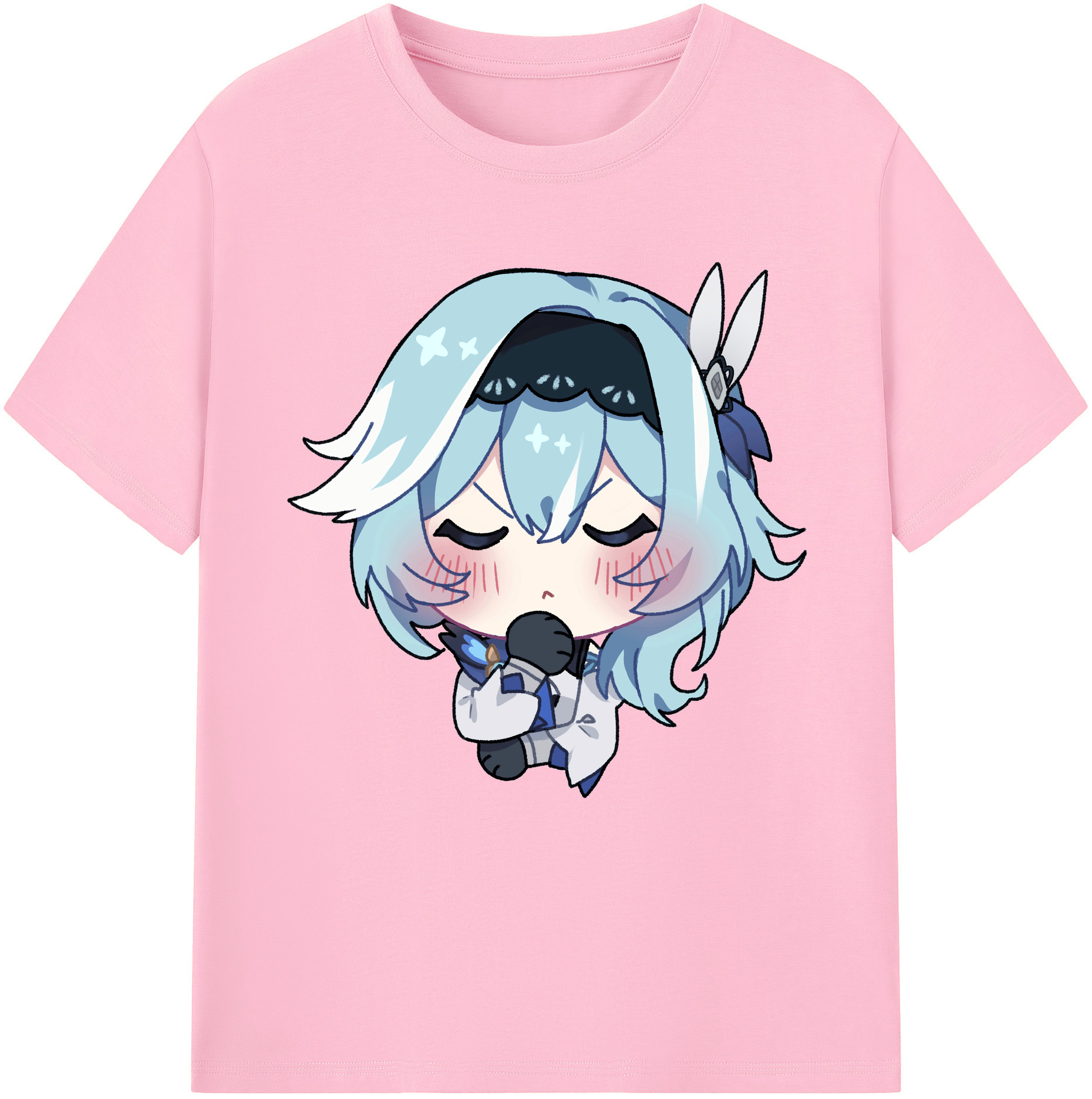 げんし神 优菈 ゆうら genshin Yūra 綿100％半袖Tシャツ（フロントプリント）