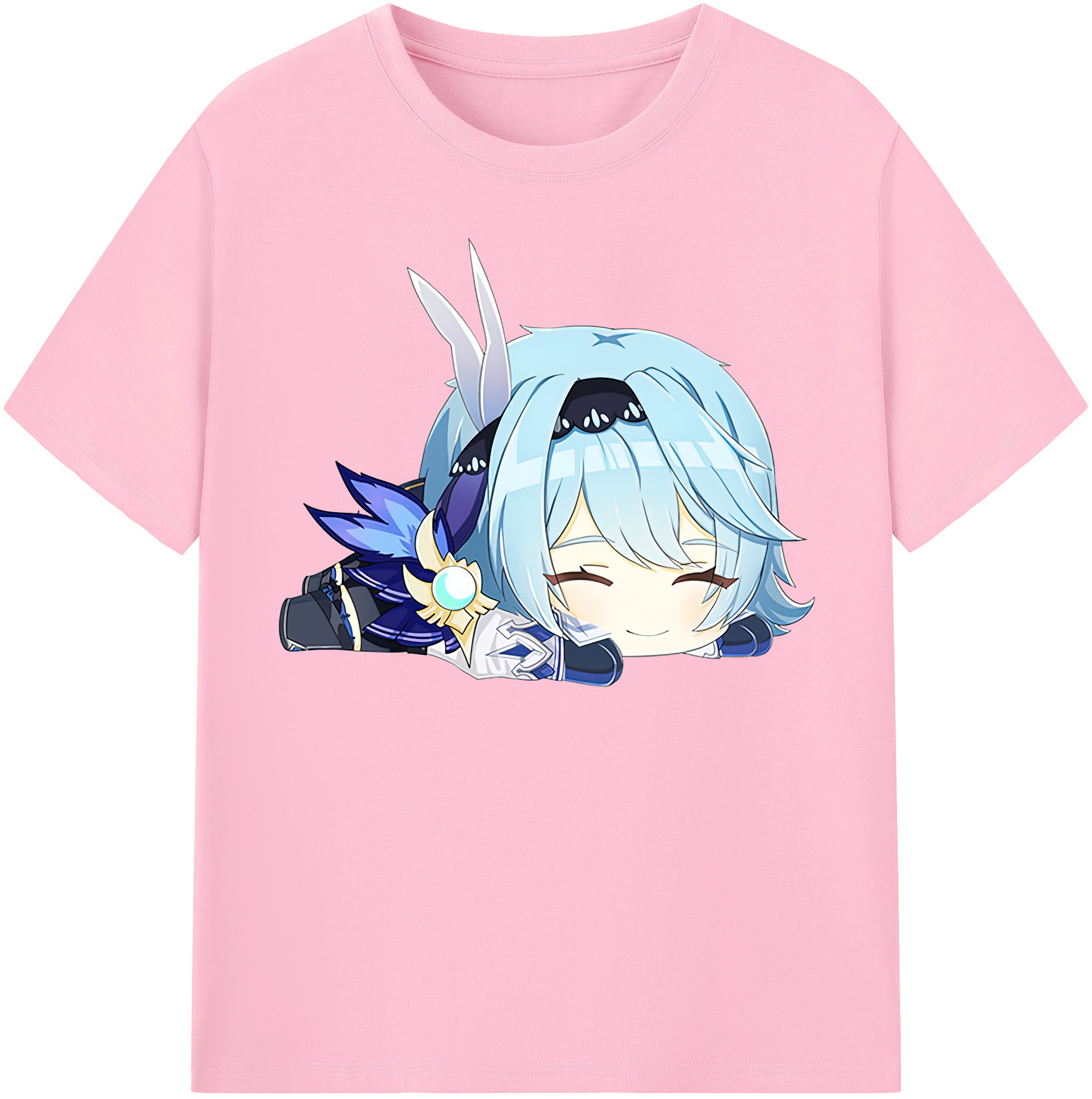 げんし神 优菈 ゆうら genshin Yūra 綿100％半袖Tシャツ（フロントプリント）