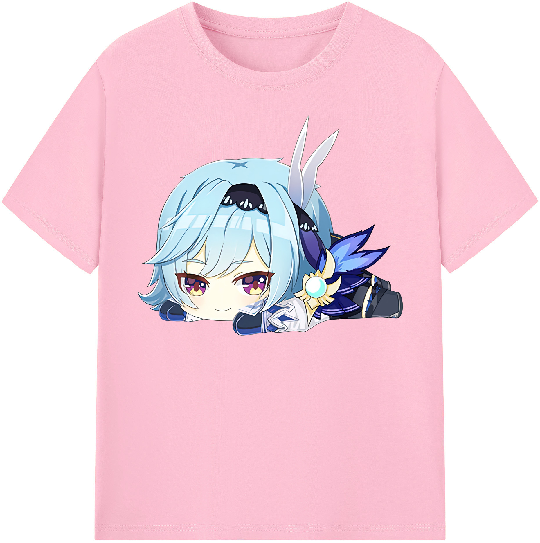げんし神 优菈 ゆうら genshin Yūra 綿100％半袖Tシャツ（フロントプリント）
