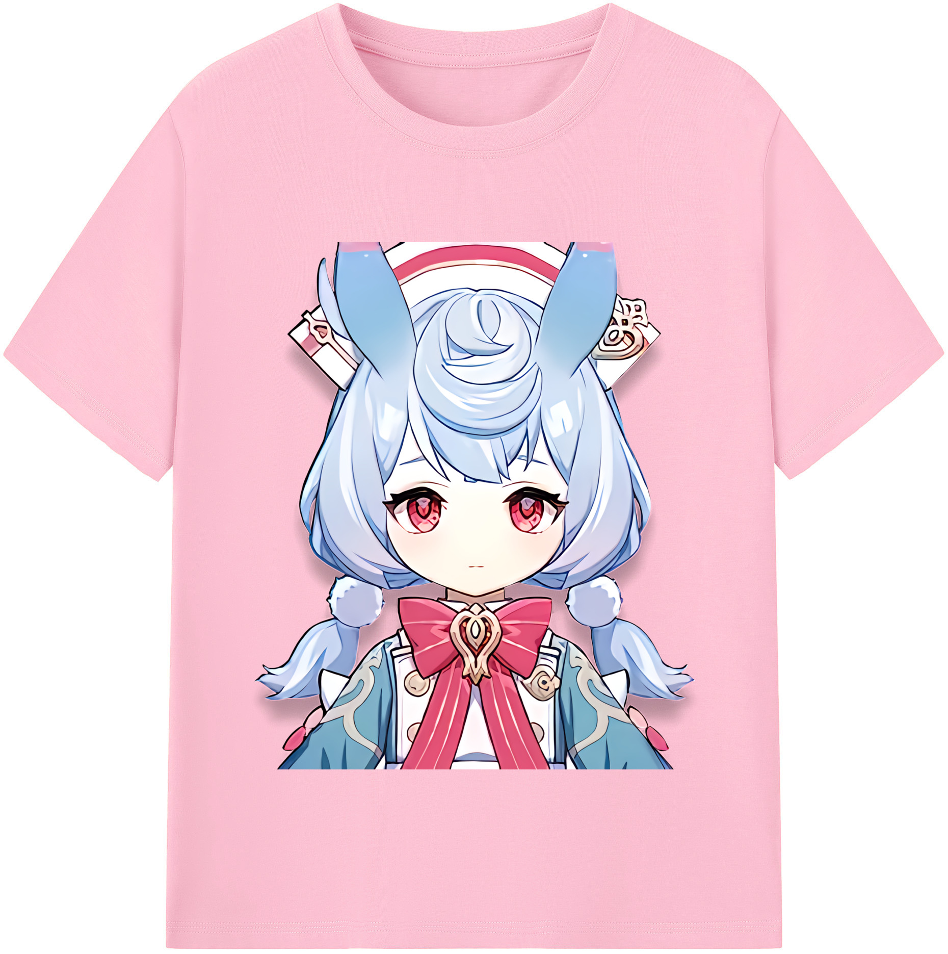 げんし神 シゲウィン genshin Shigewin 綿100％半袖Tシャツ（フロントプリント）