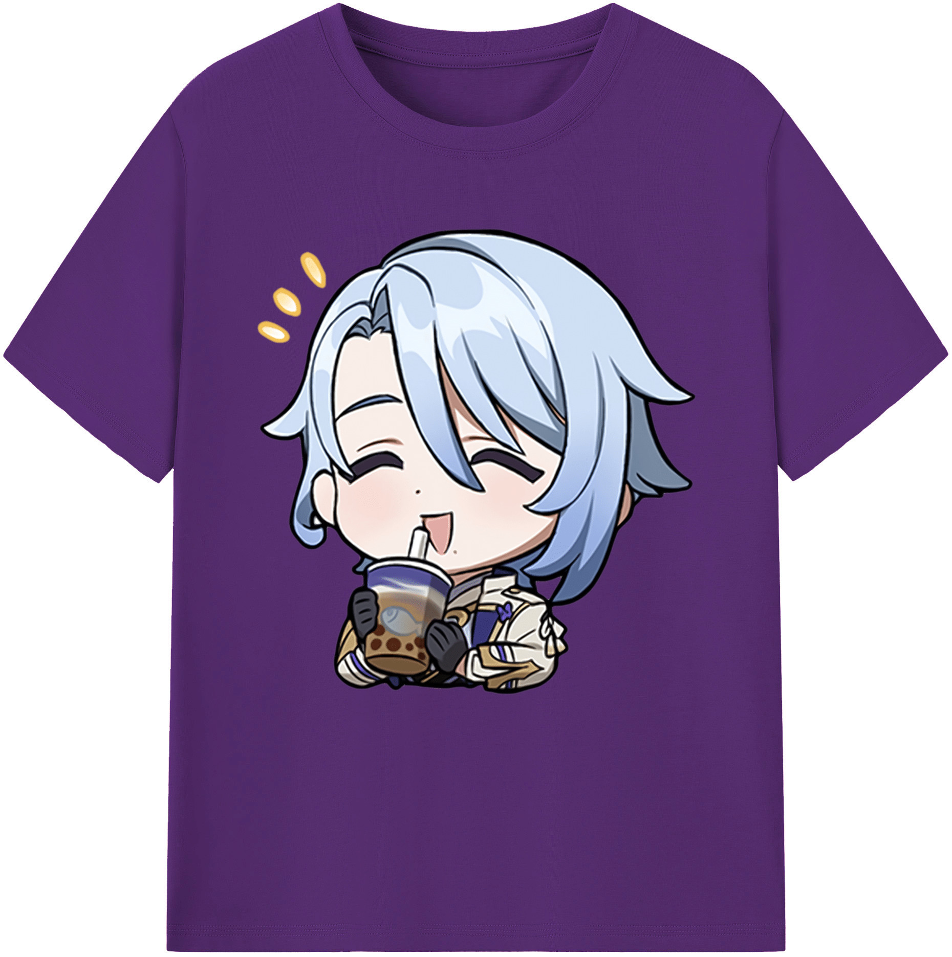 げんし神 神里綾人 かみさとあやと genshin Kamisato Ayato 綿100％半袖Tシャツ（フロントプリント）