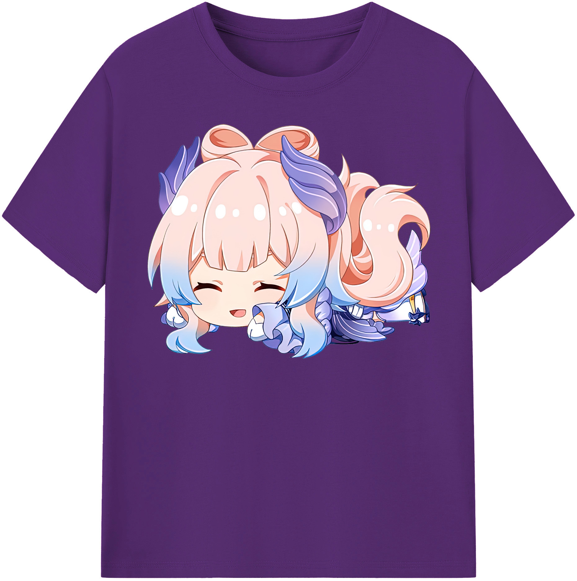 げんし神 珊瑚宮心海 サンゴノミヤ・ココミ genshin Sangonomiya Kokomi 綿100％半袖Tシャツ（フロントプリント）