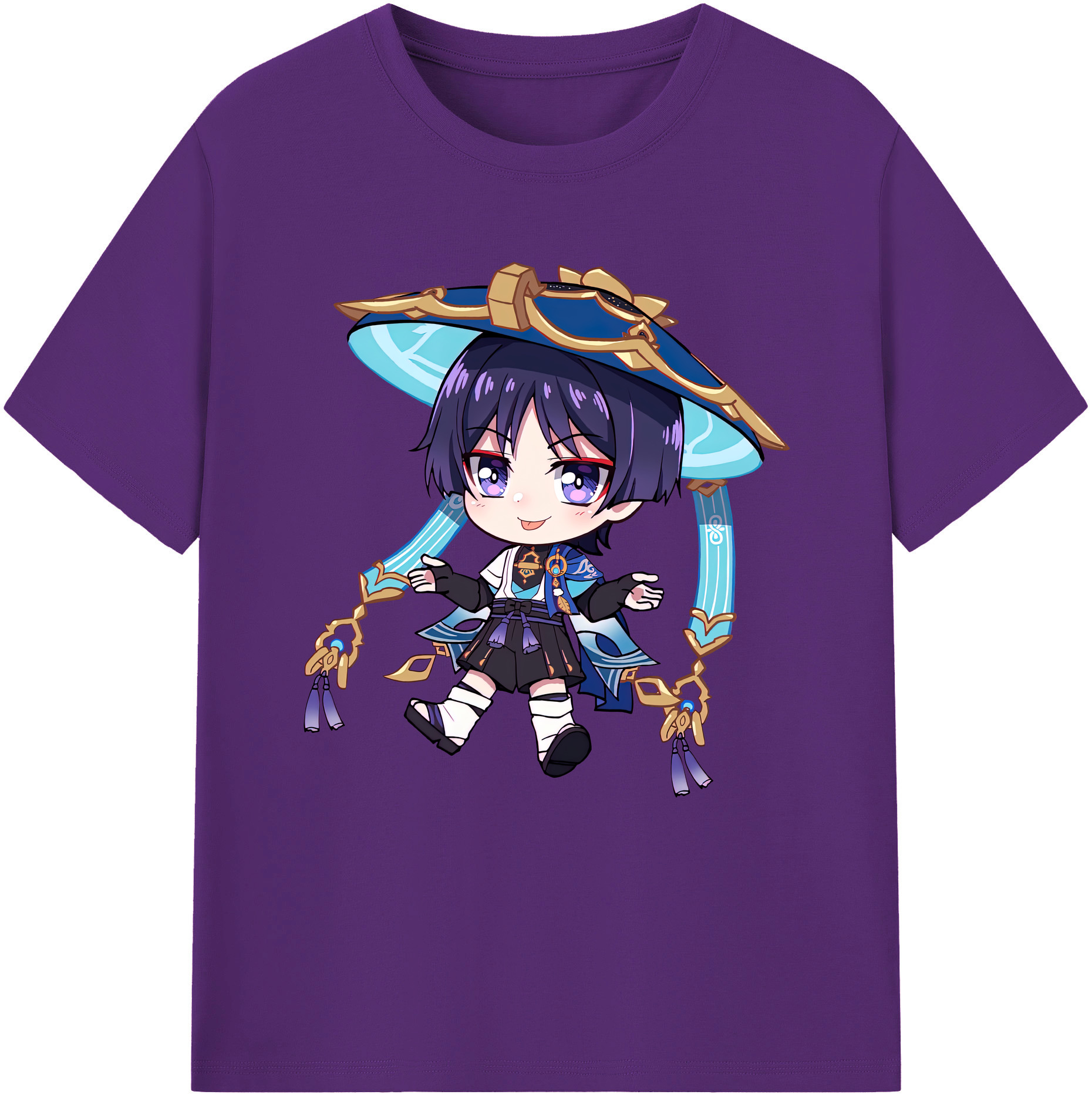 げんし神 さんペい genshin Sanpei 綿100％半袖Tシャツ（フロントプリント）