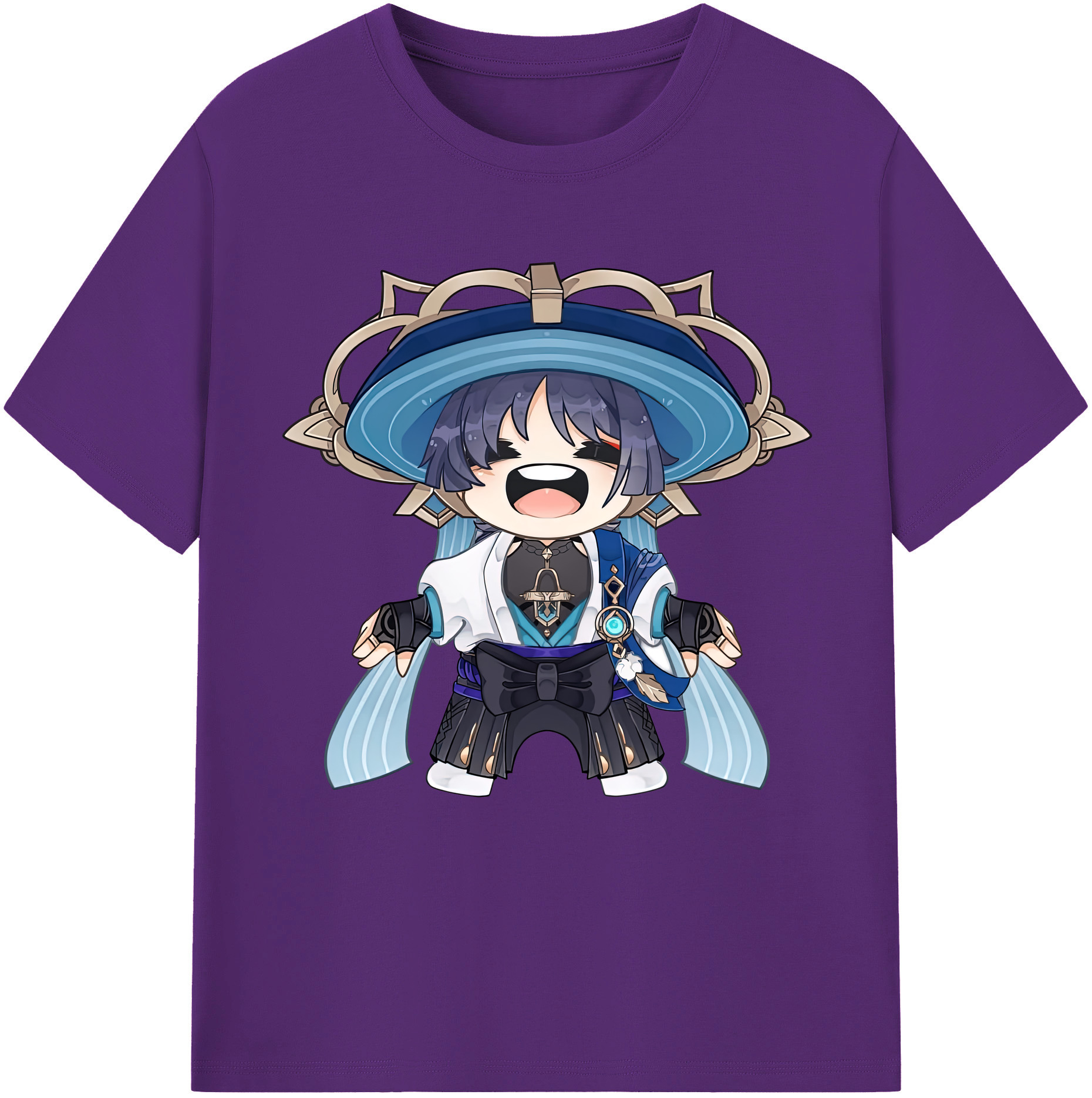 げんし神 さんペい genshin Sanpei 綿100％半袖Tシャツ（フロントプリント）