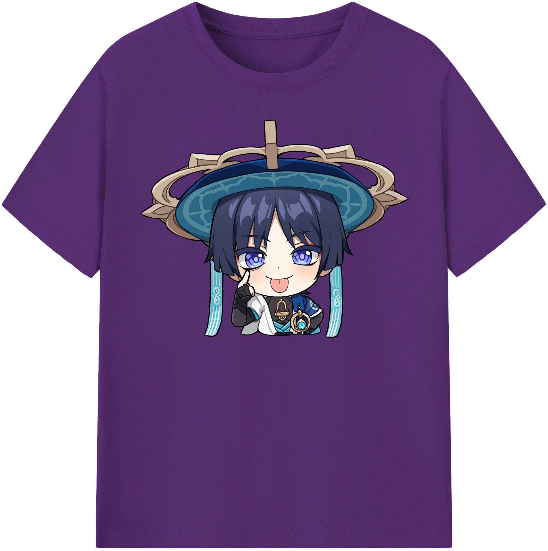 げんし神 さんペい genshin Sanpei 綿100％半袖Tシャツ（フロントプリント）