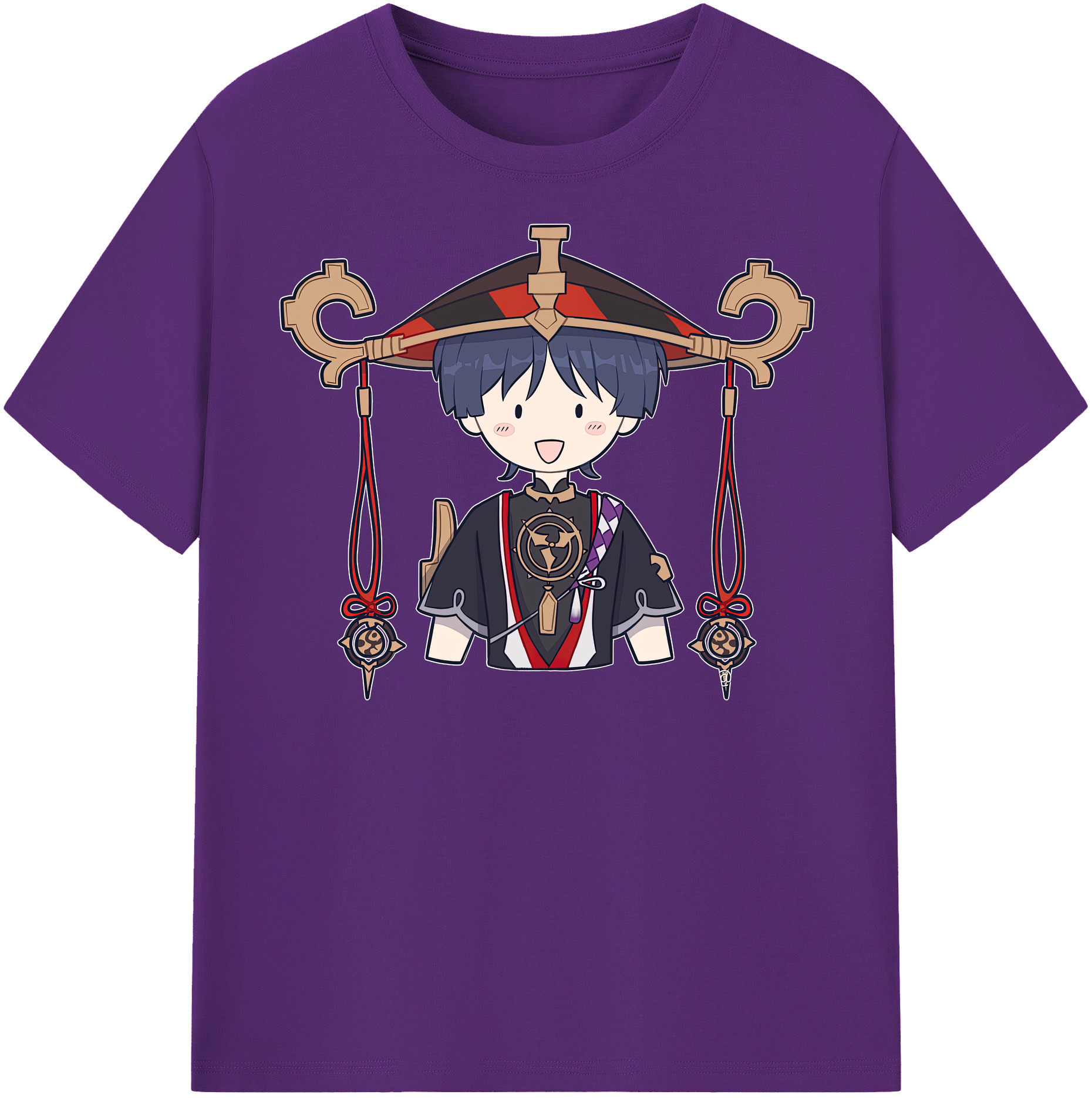 げんし神 さんペい genshin Sanpei 綿100％半袖Tシャツ（フロントプリント）