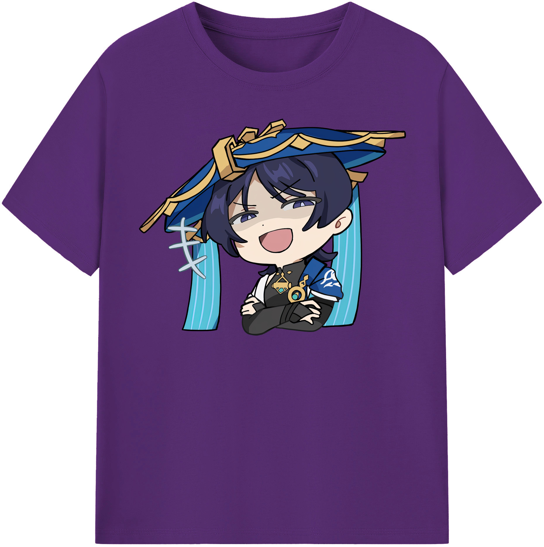 げんし神 さんペい genshin Sanpei 綿100％半袖Tシャツ（フロントプリント）